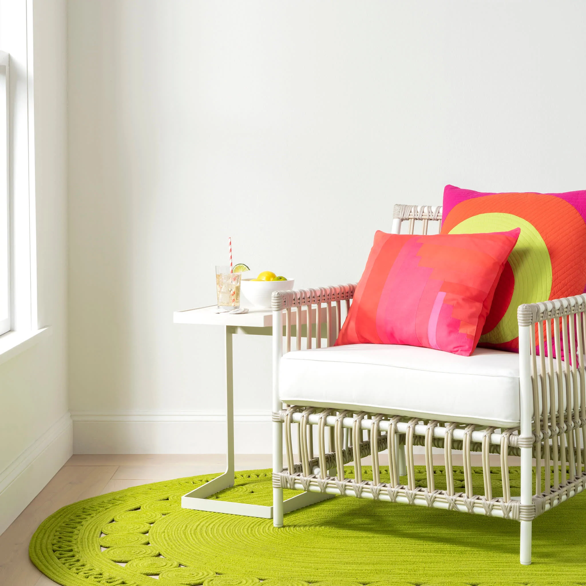 Audrey Handwoven Indoor/Outdoor Oval Rug | Sprout - Image 2