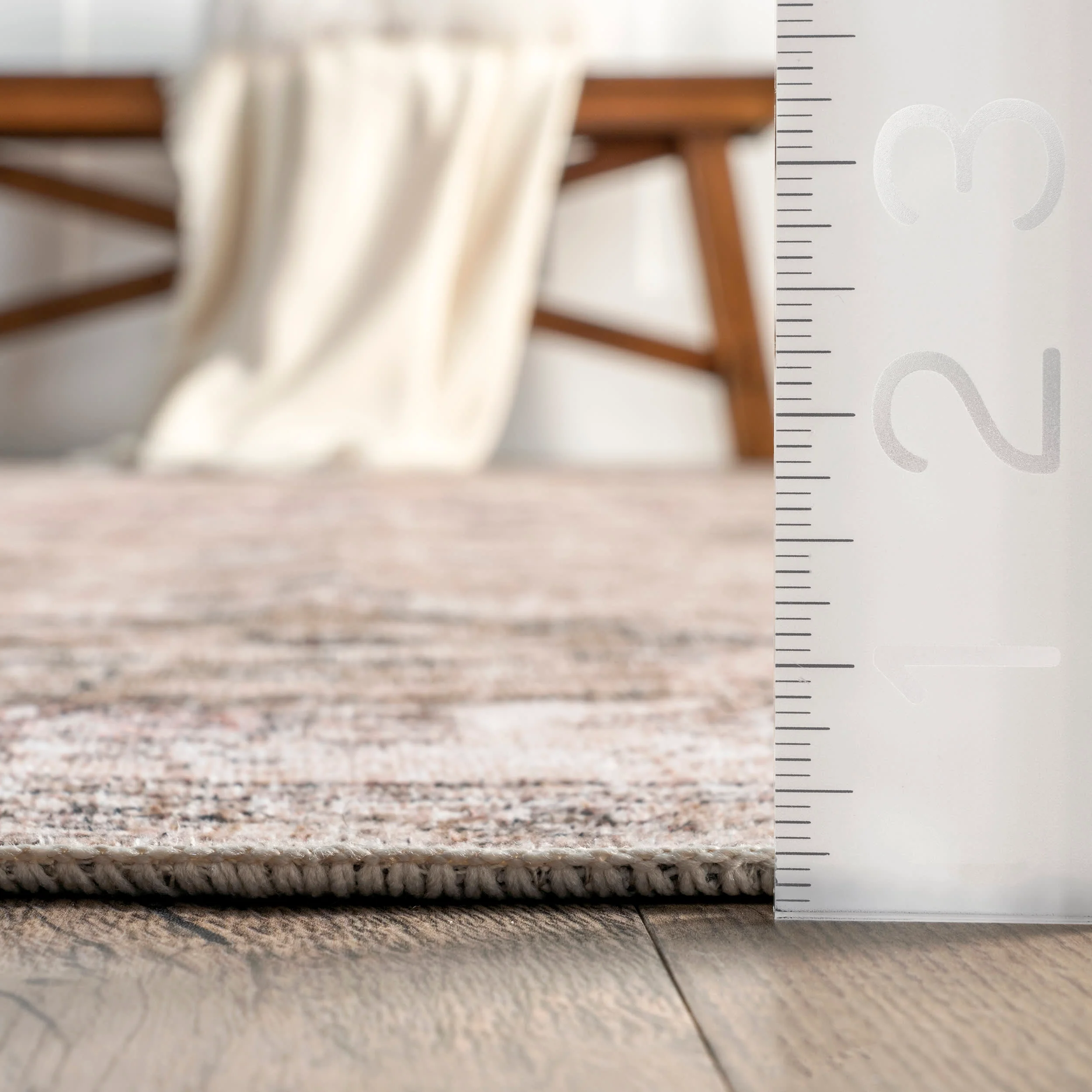 Audrina Persian Washable Rug | Beige - Image 5