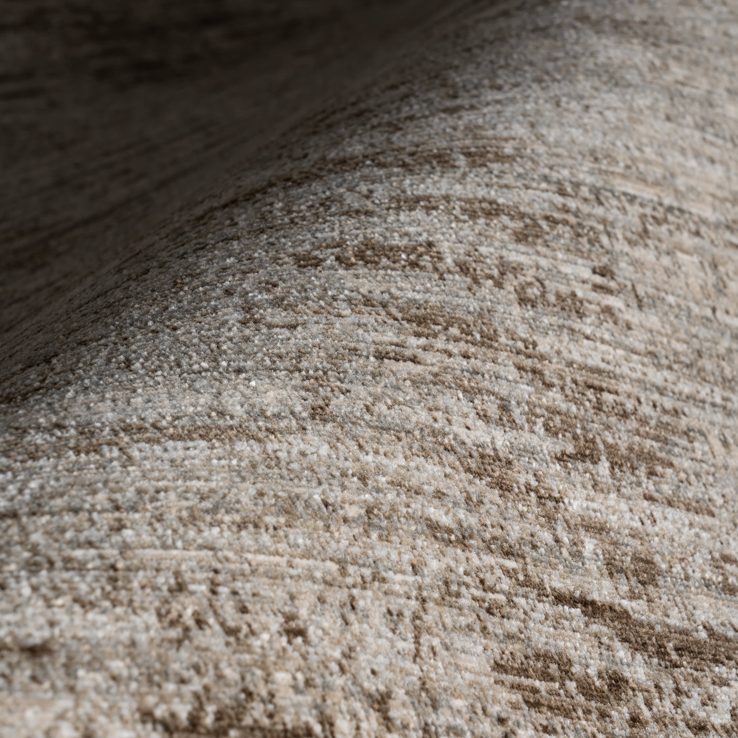 Aureli Modern Woven Abstract Indoor/Outdoor Washable Rug | Brown - Image 3