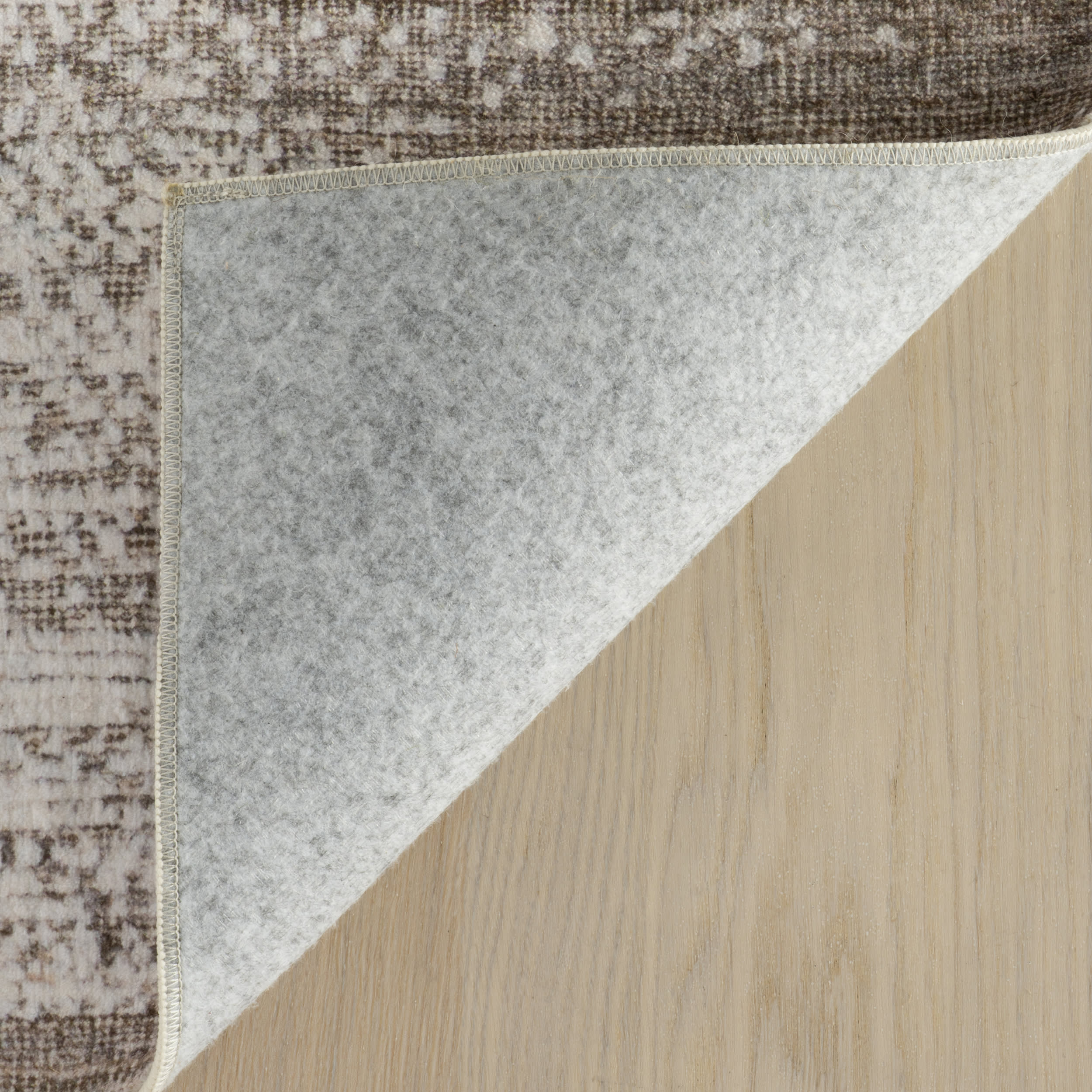 Aurellin Abstract Washable Rug | Ivory - Image 6