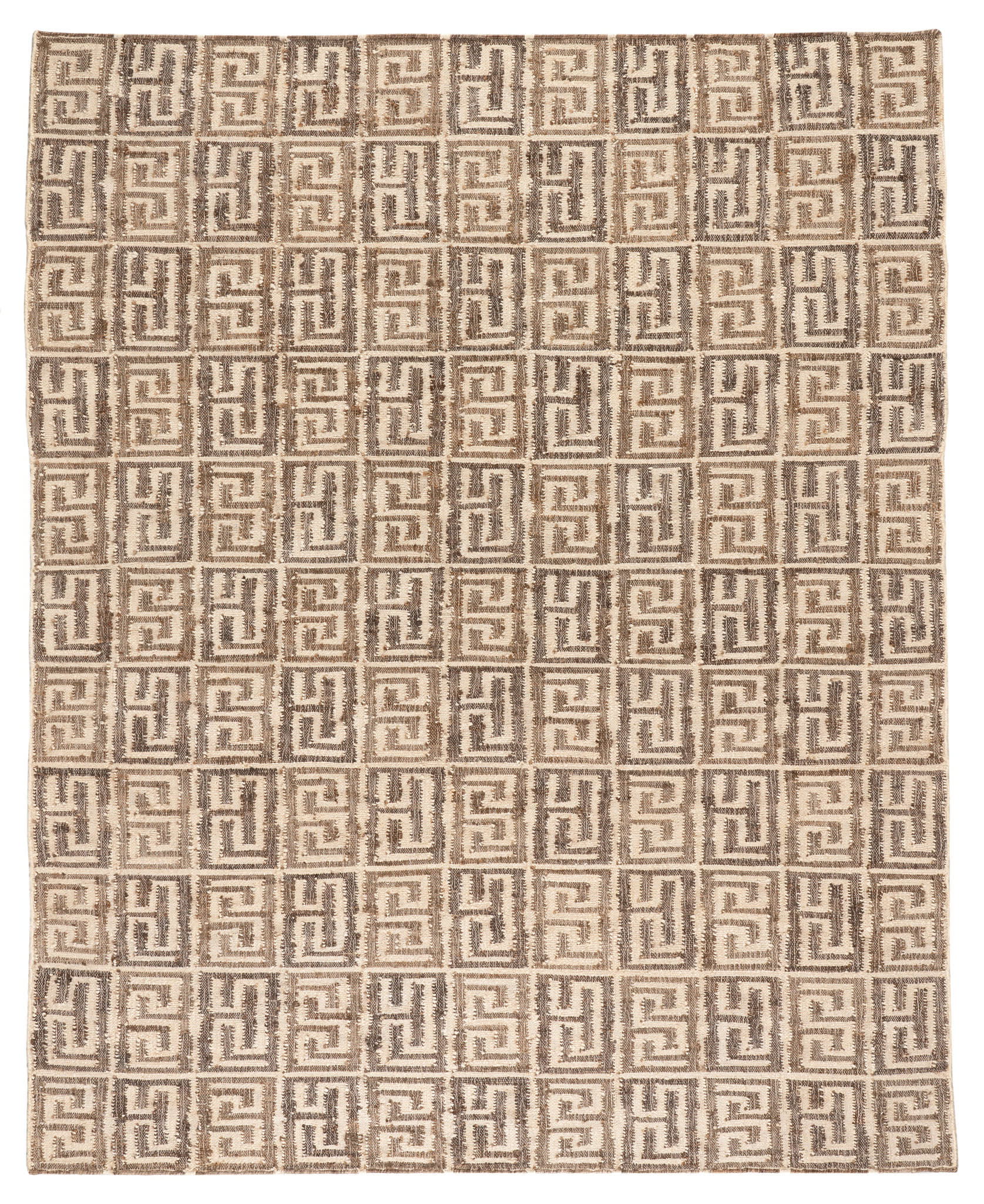 Auricula Handwoven Jute Rug by Bunny Williams | Brown - Image 2
