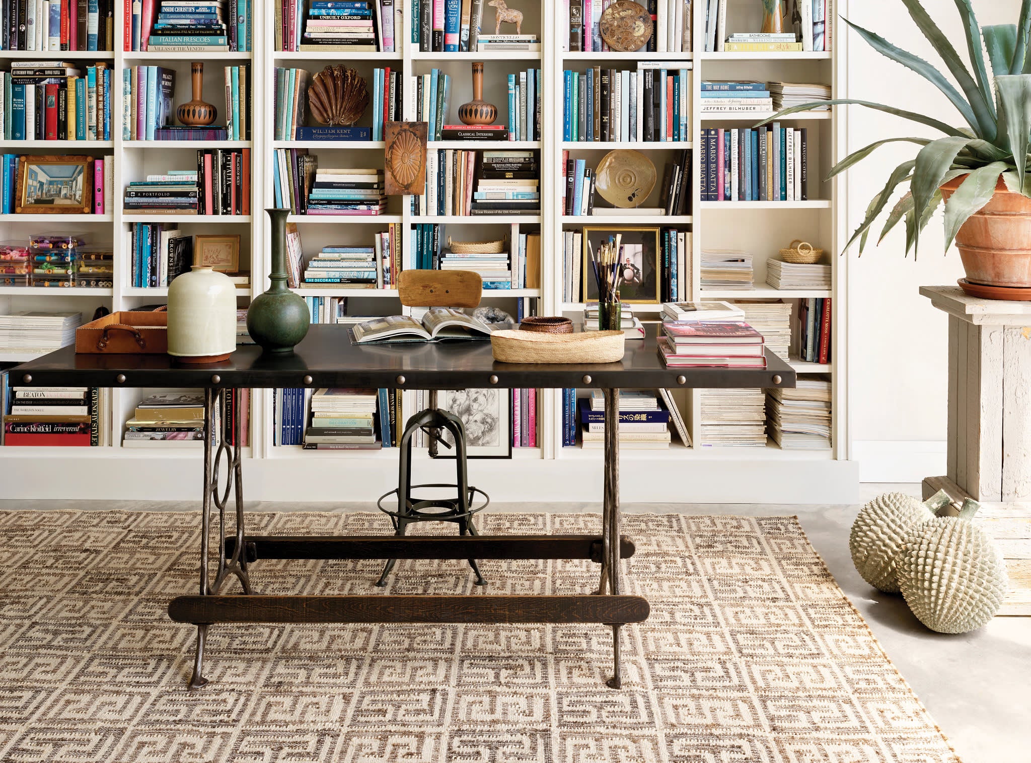 Auricula Handwoven Jute Rug by Bunny Williams | Brown - Image 3