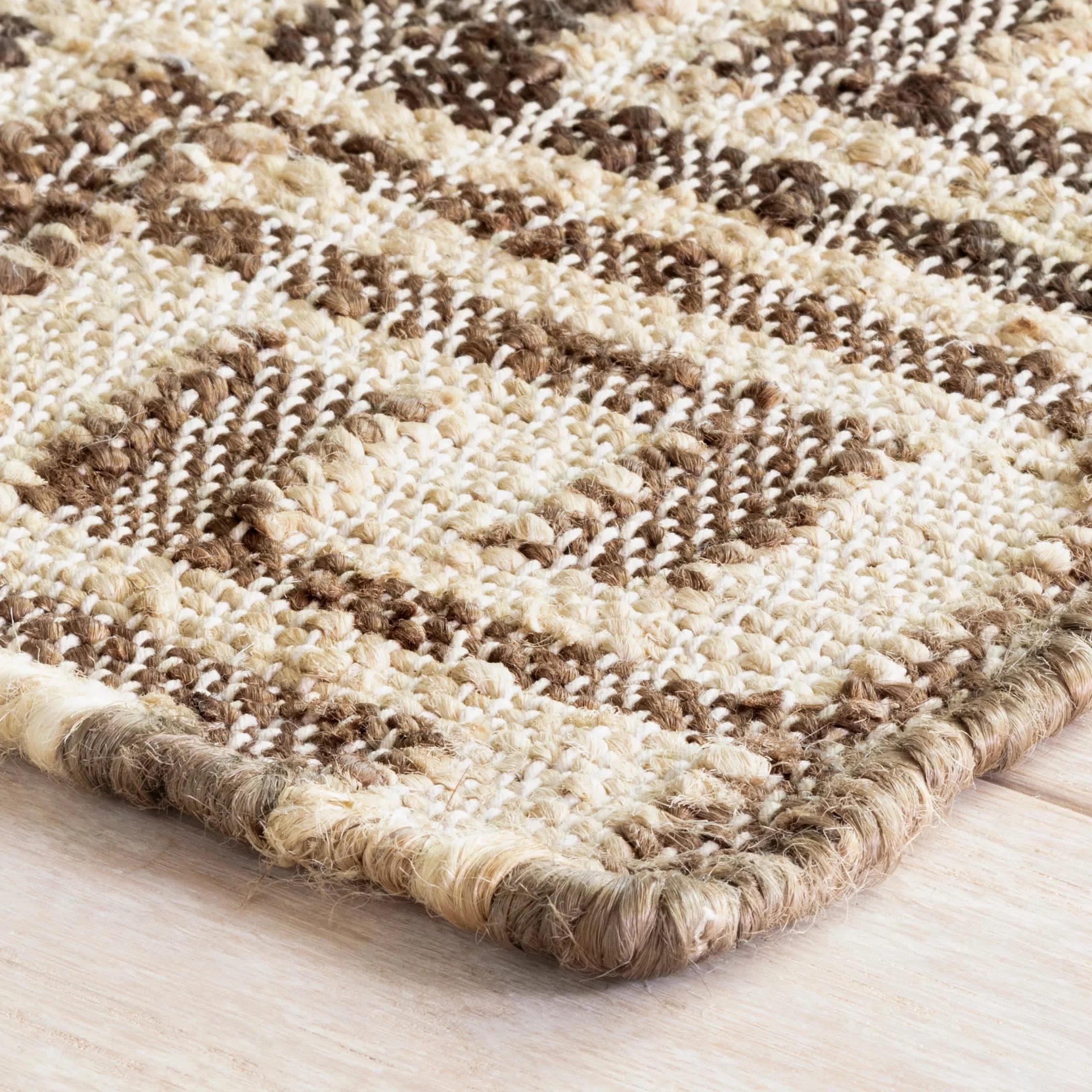 Auricula Handwoven Jute Rug by Bunny Williams | Brown - Image 6