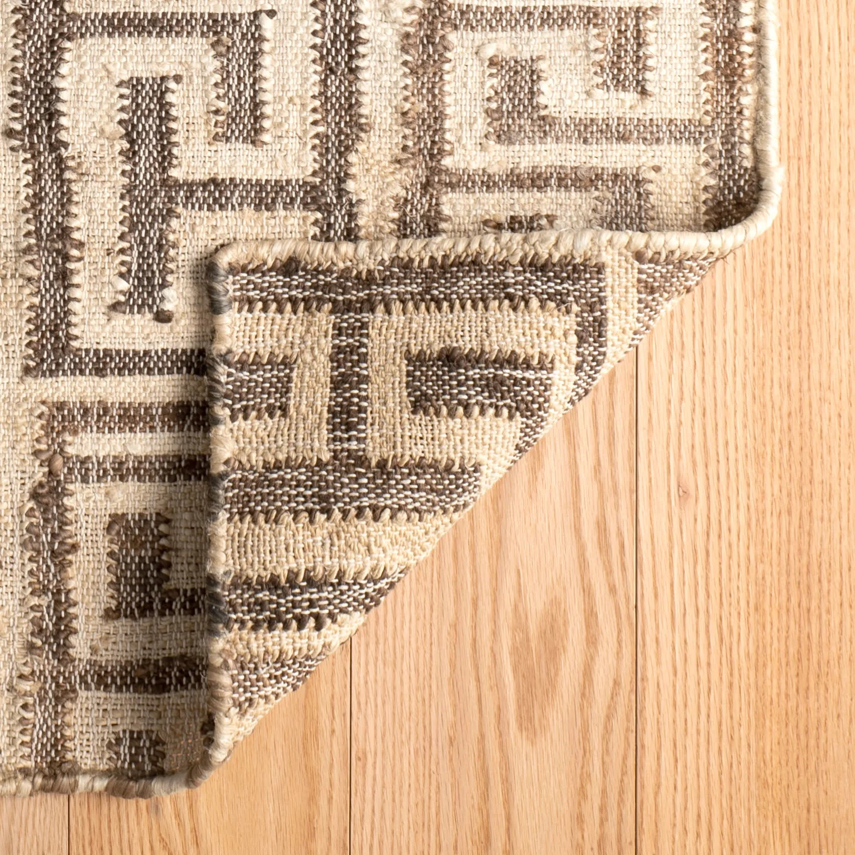 Auricula Handwoven Jute Rug by Bunny Williams | Brown - Image 7