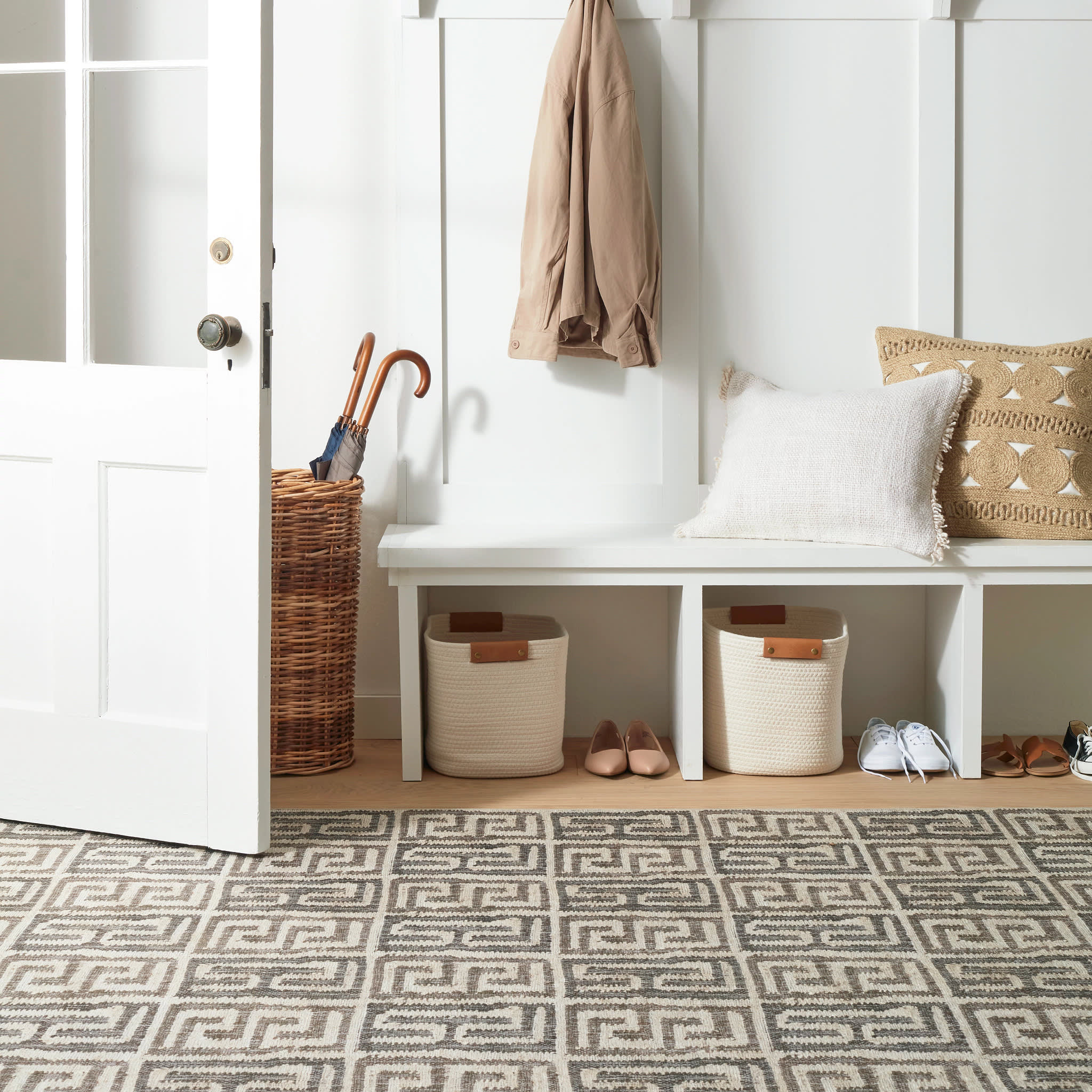 Auricula Machine Washable Rug | Natural - Image 2