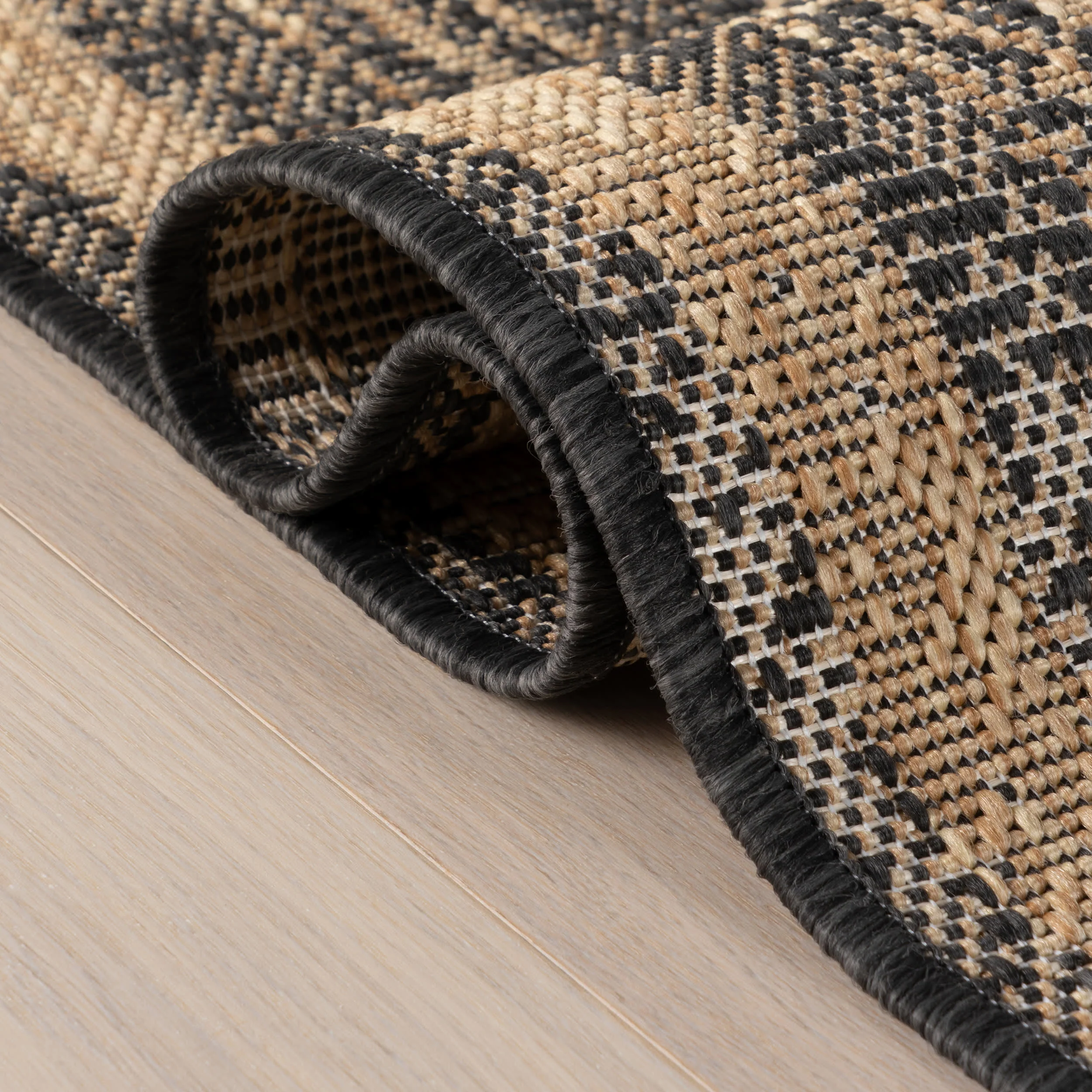 Auvrea Bohemian Abstract Indoor/Outdoor Rug | Grey - Image 11