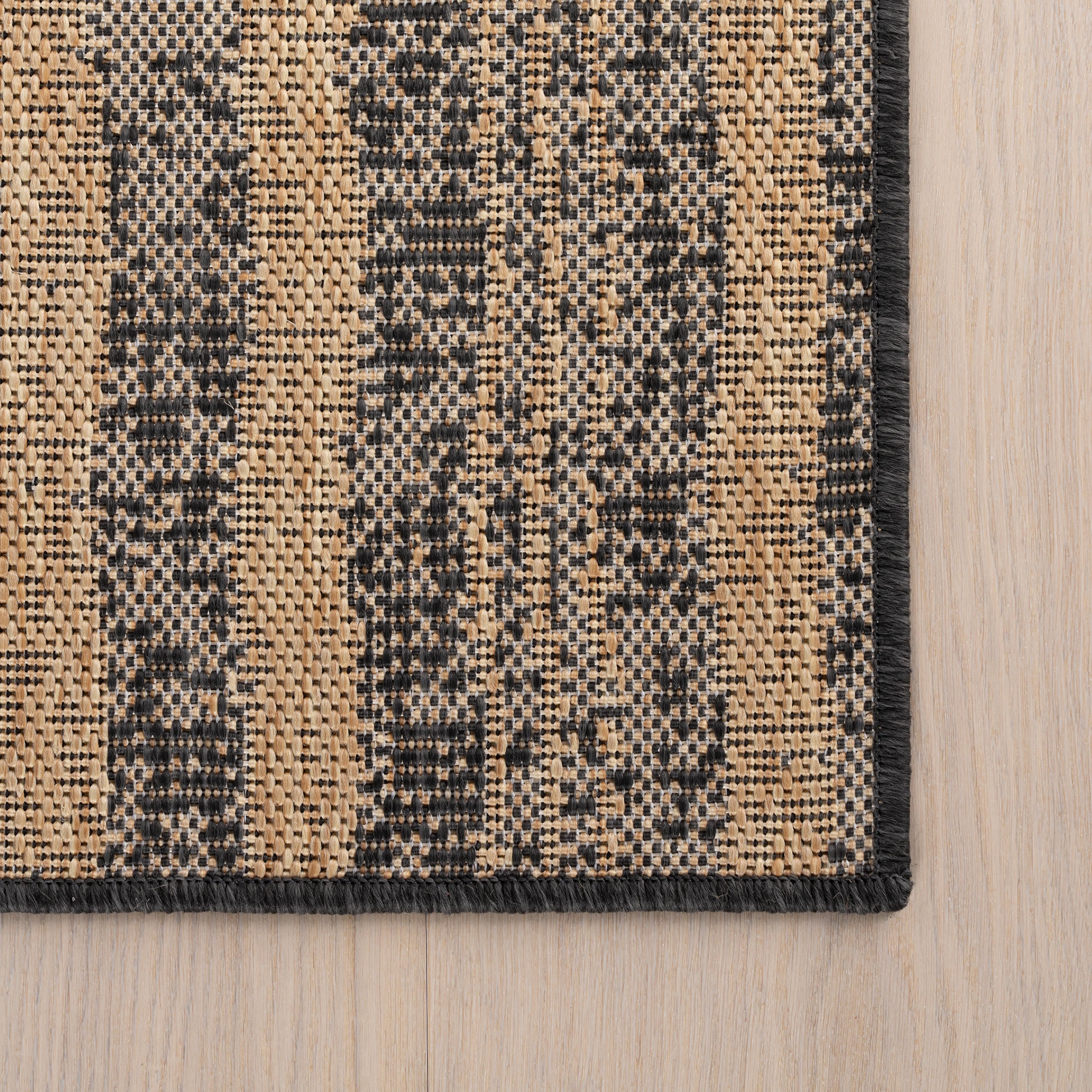 Auvrea Bohemian Abstract Indoor/Outdoor Rug | Grey - Image 4