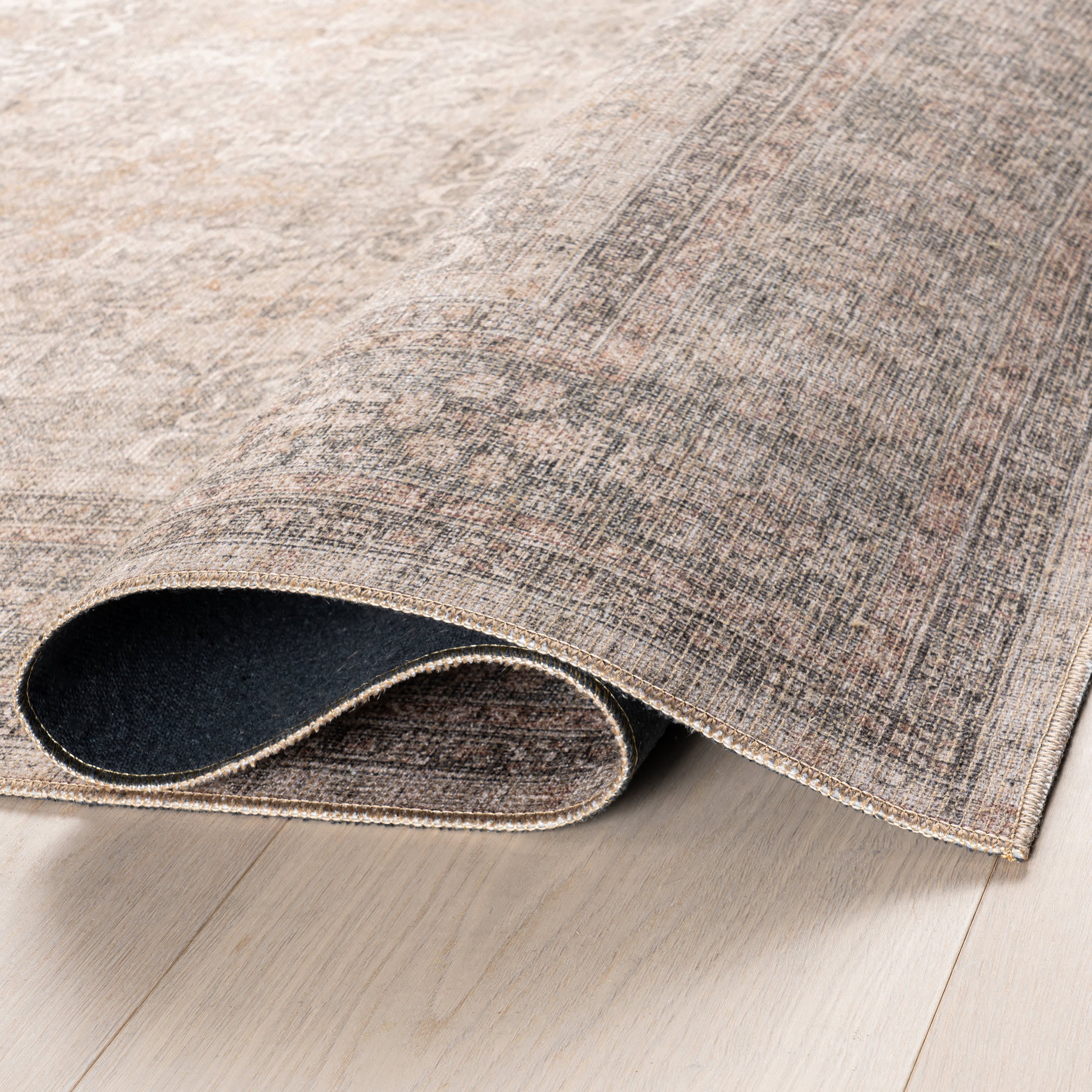 Avalon Antiqued Jute-Blend Rug | Dark Beige - Image 11