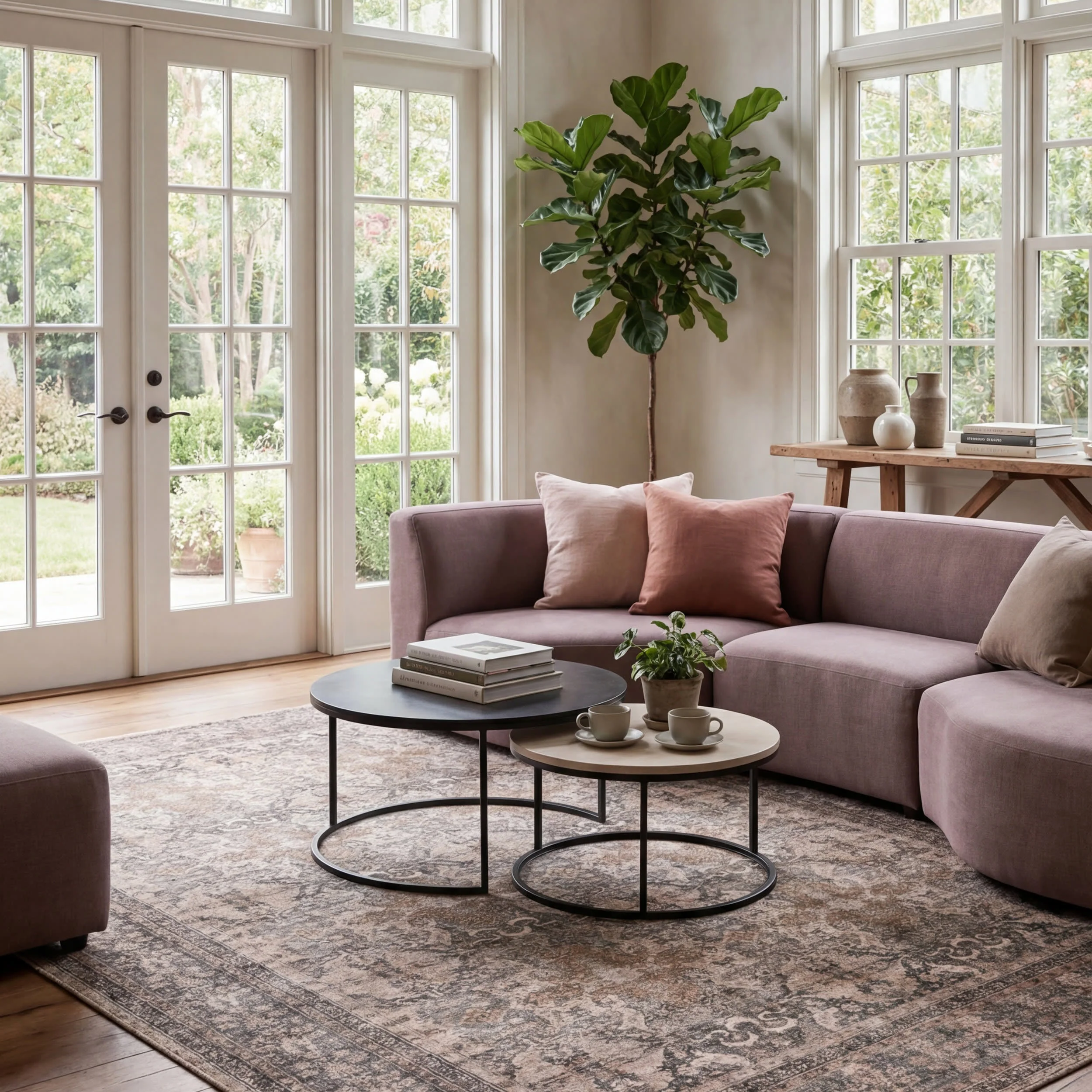 Avalon Antiqued Jute-Blend Rug | Dark Beige - Image 2