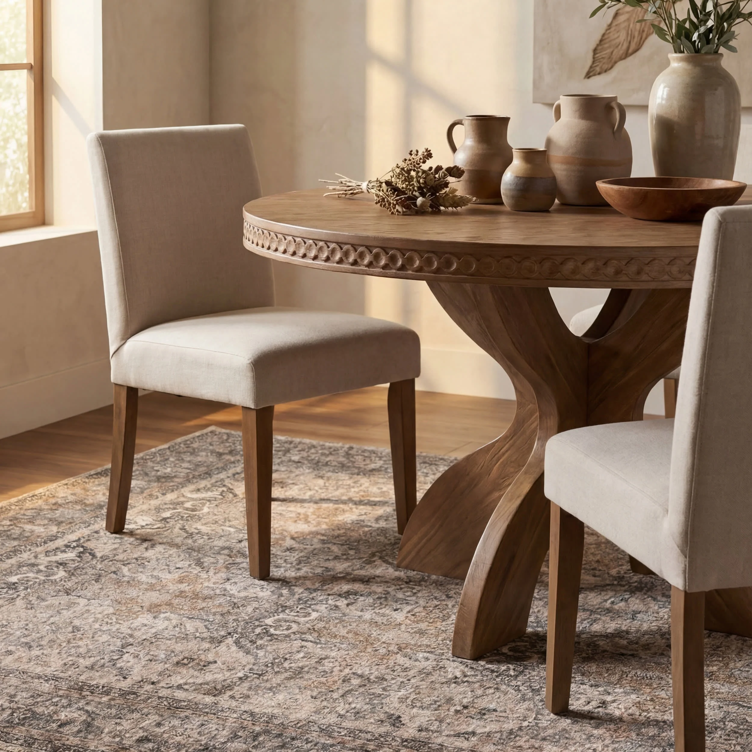 Avalon Antiqued Jute-Blend Rug | Dark Beige - Image 7