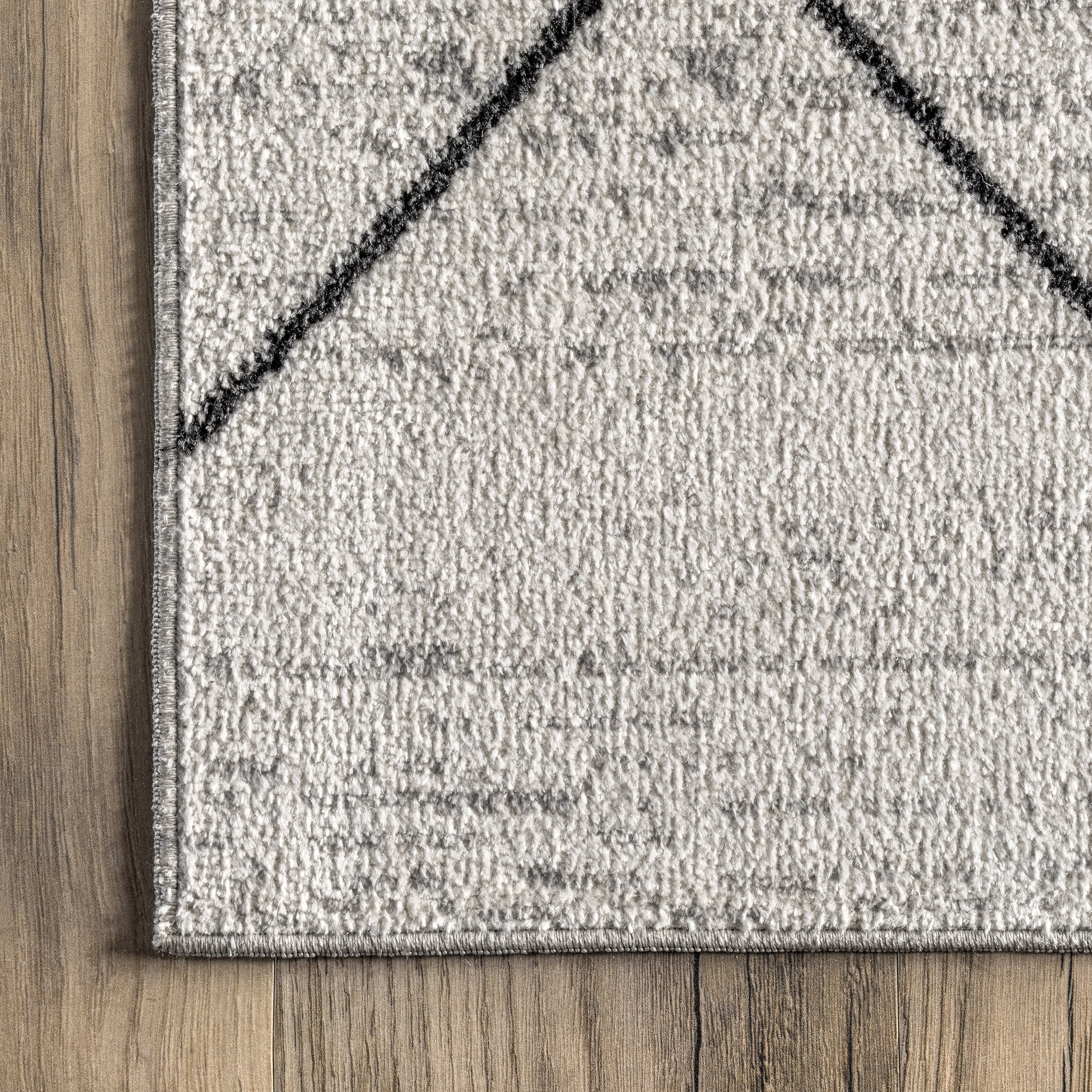 Avani Mural Washable Rug | Grey - Image 3