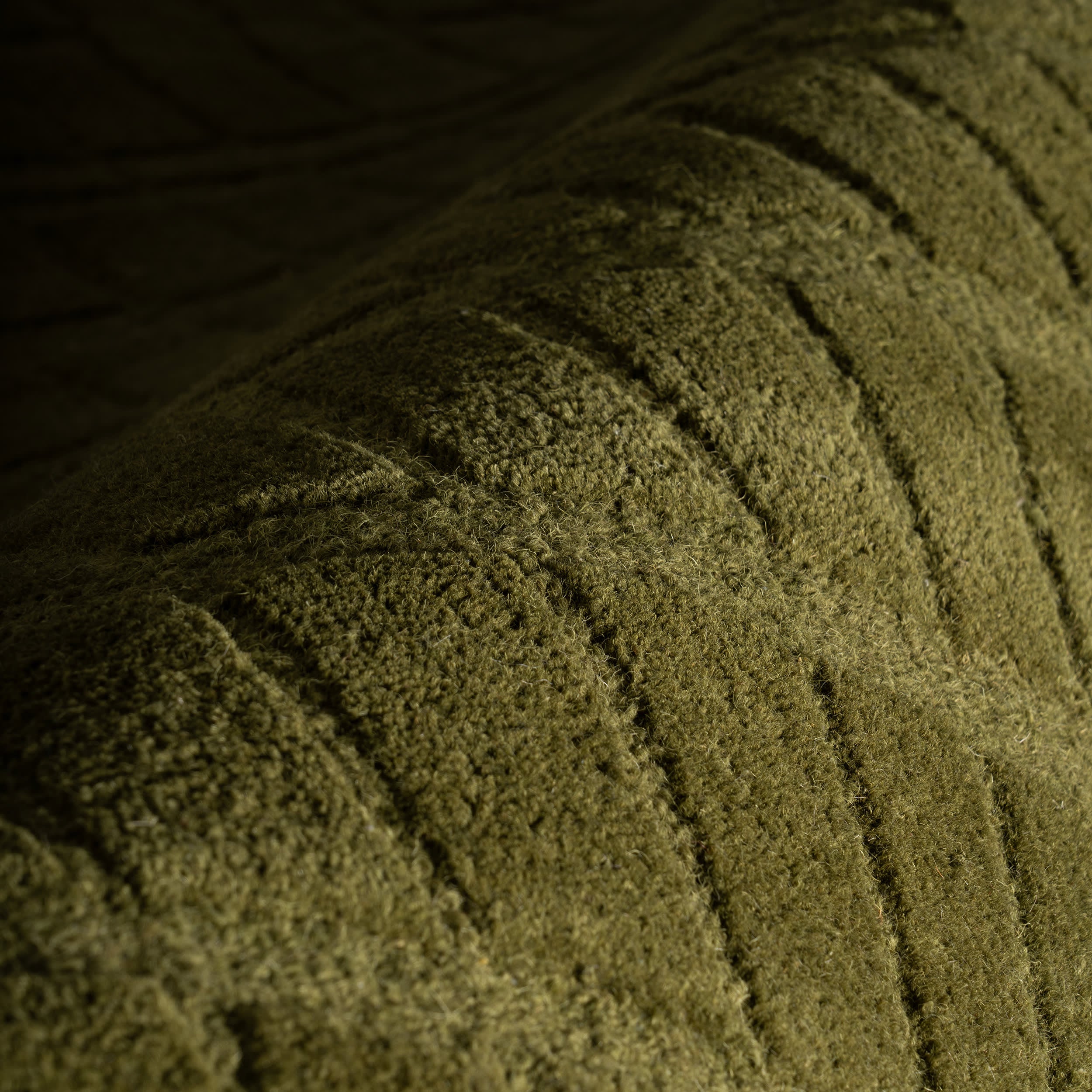Avela Textured Abstract Rug | Green - Image 4