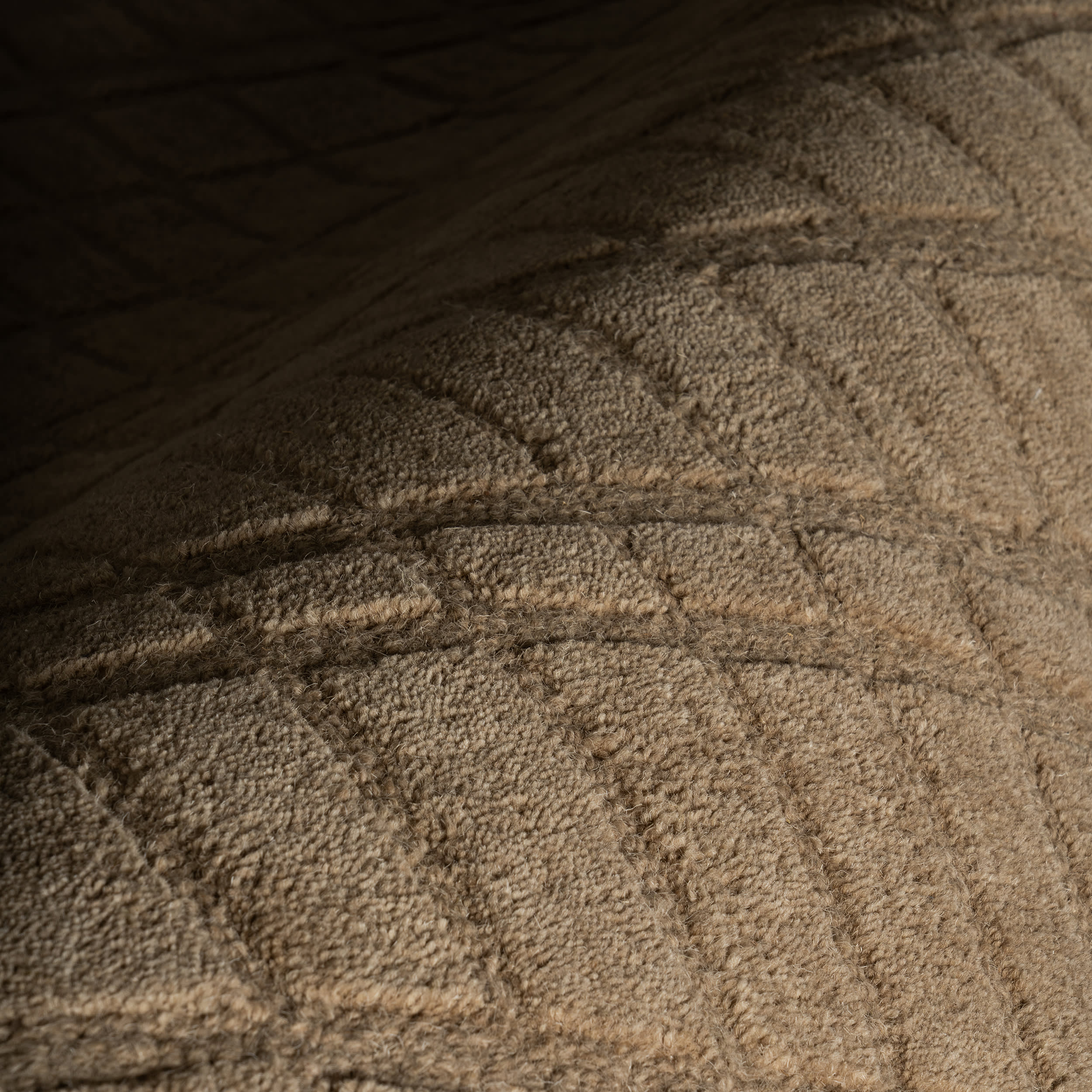 Avela Textured Abstract Rug | Beige - Image 4