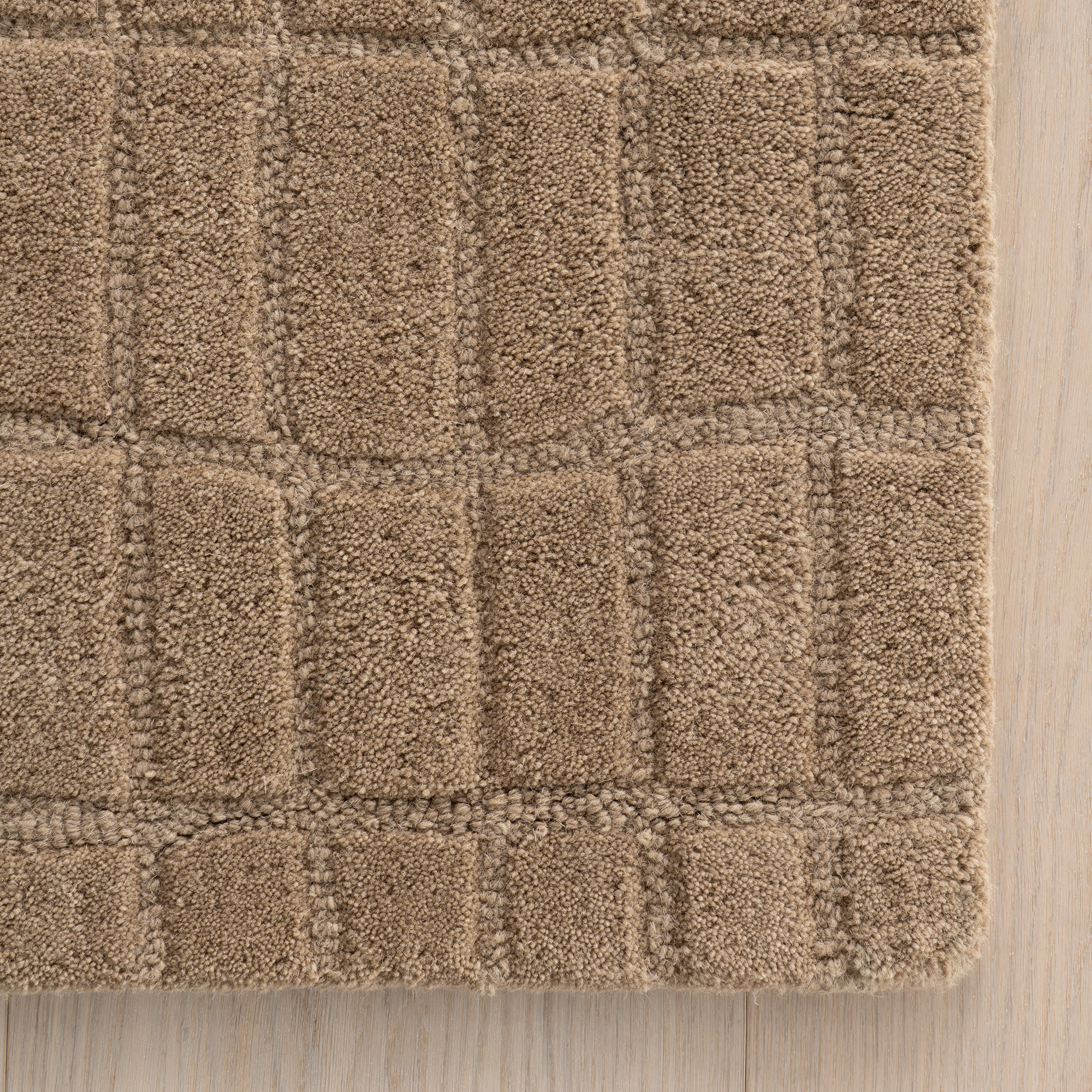 Avela Textured Abstract Rug | Beige - Image 6