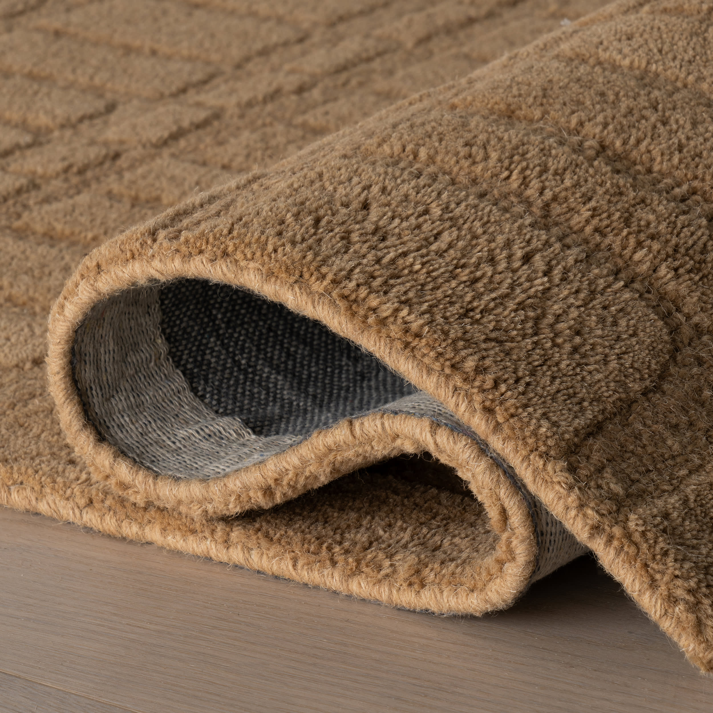 Avela Textured Abstract Rug | Tan - Image 3