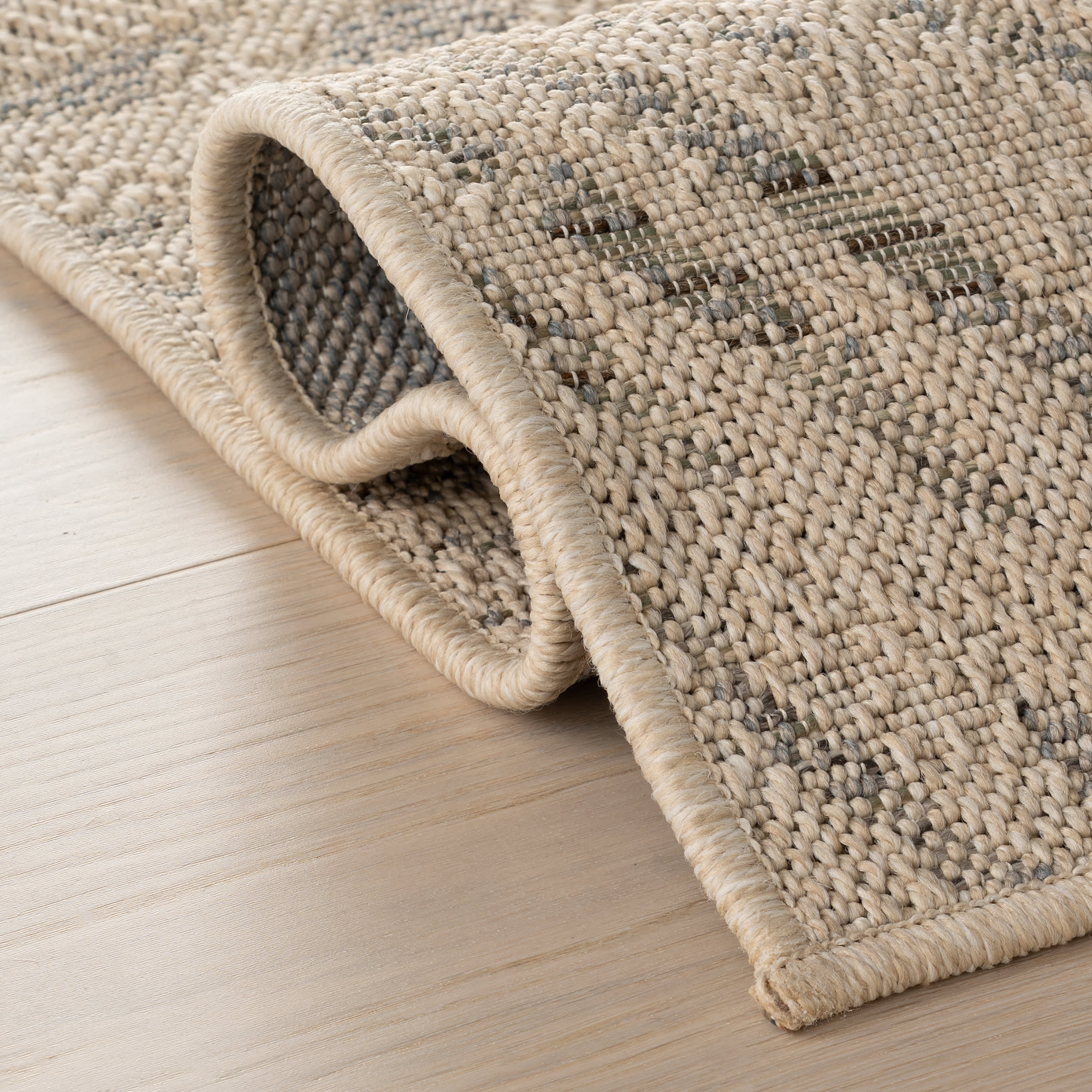 Aveline Transitional Abstract Indoor/Outdoor Rug | Sand - Image 11