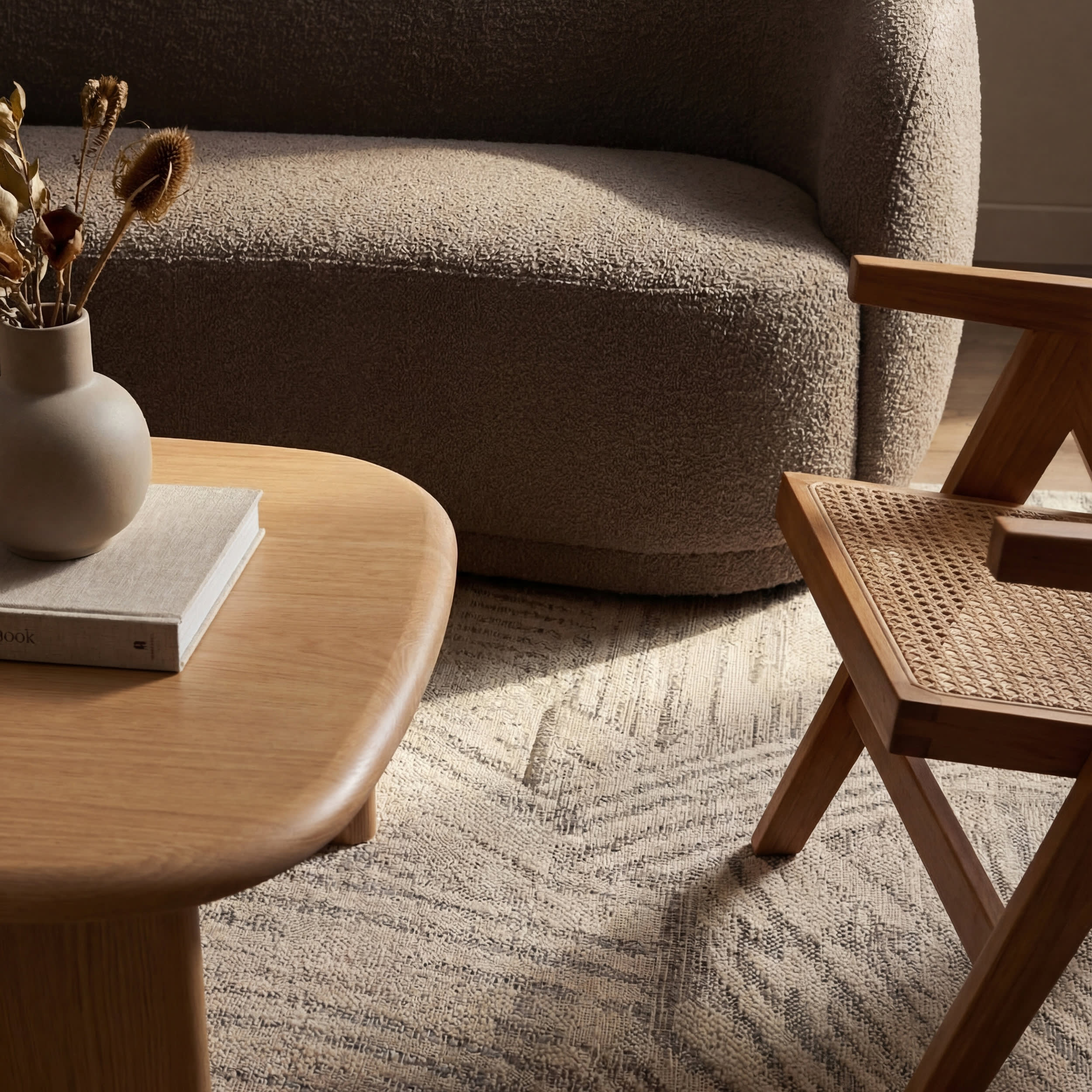 Aveline Transitional Abstract Indoor/Outdoor Rug | Sand - Image 5