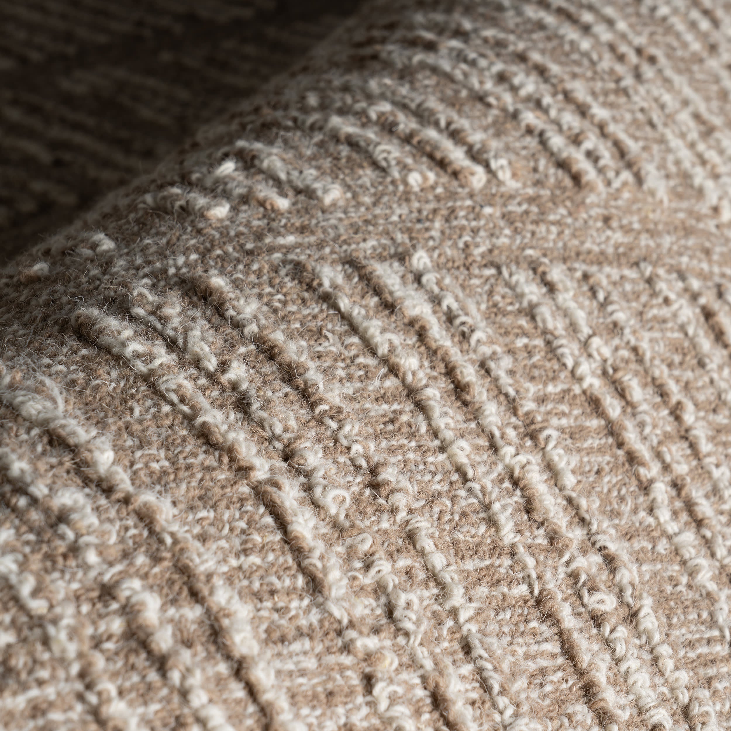 Aven Hand Tufted Wool Rug | Tan - Image 3