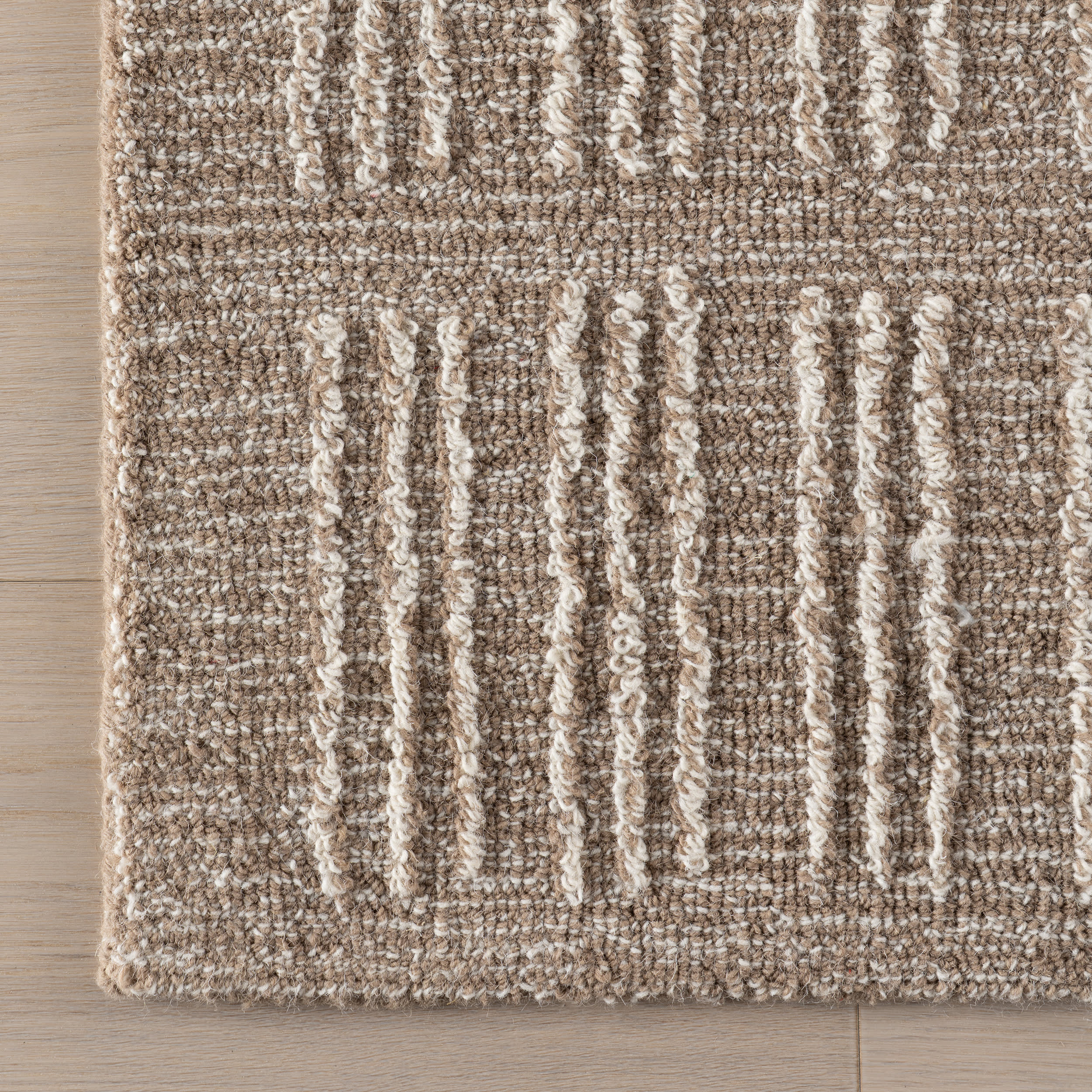 Aven Hand Tufted Wool Rug | Tan - Image 4