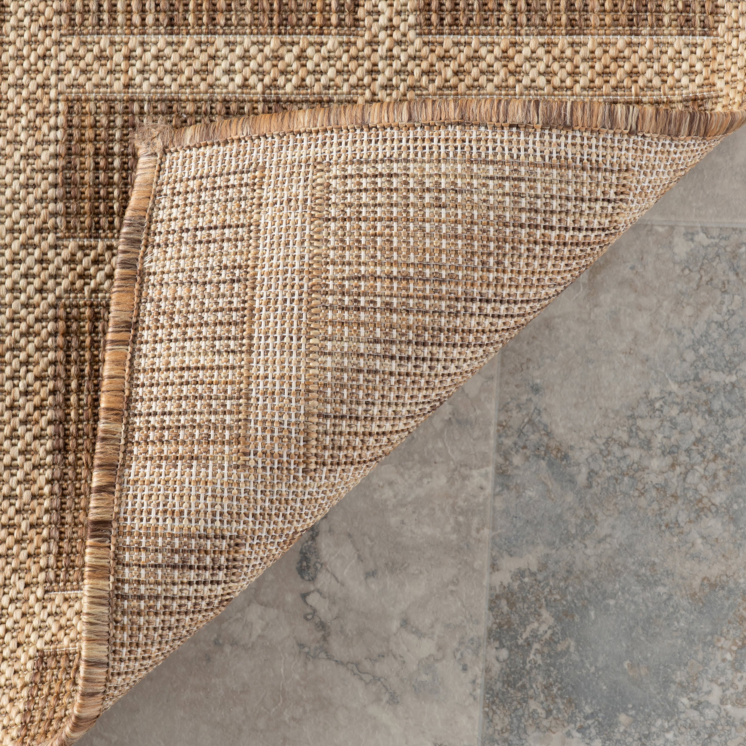 Avenia Modern Indoor/Outdoor Rug | Light Brown - Image 6