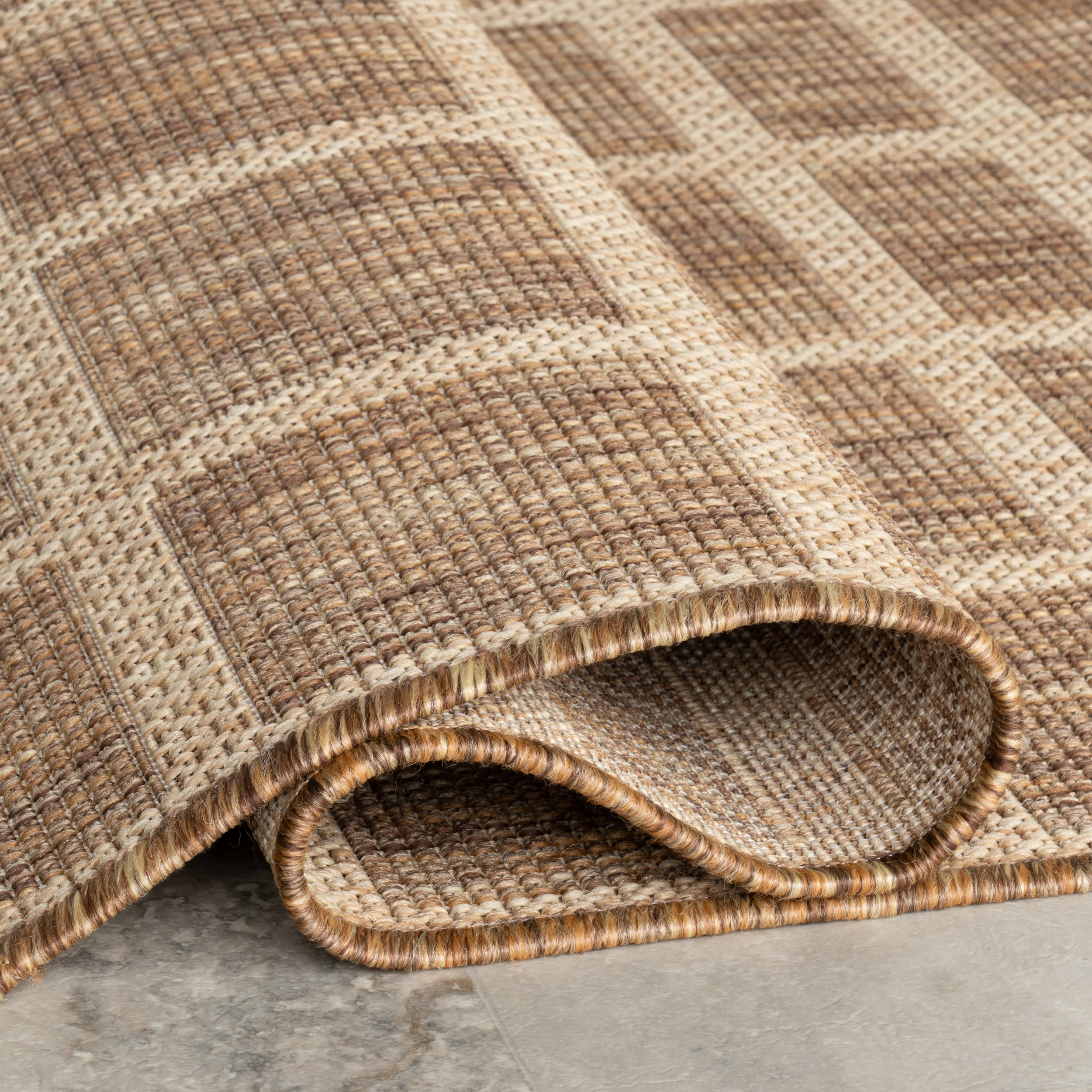 Avenia Modern Indoor/Outdoor Rug | Light Brown - Image 8