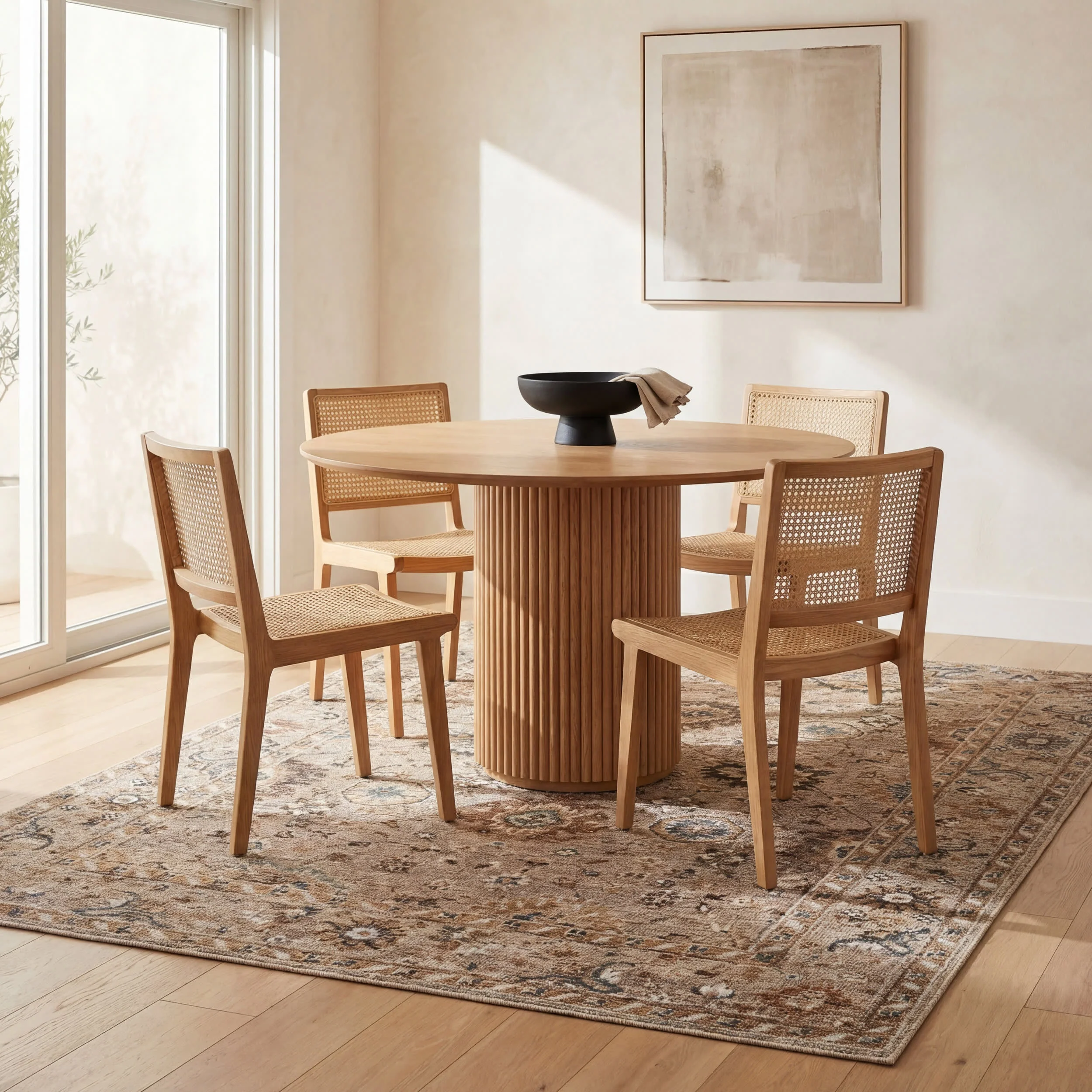 Averina Traditional Bordered Washable Rug | Tapue - Image 7