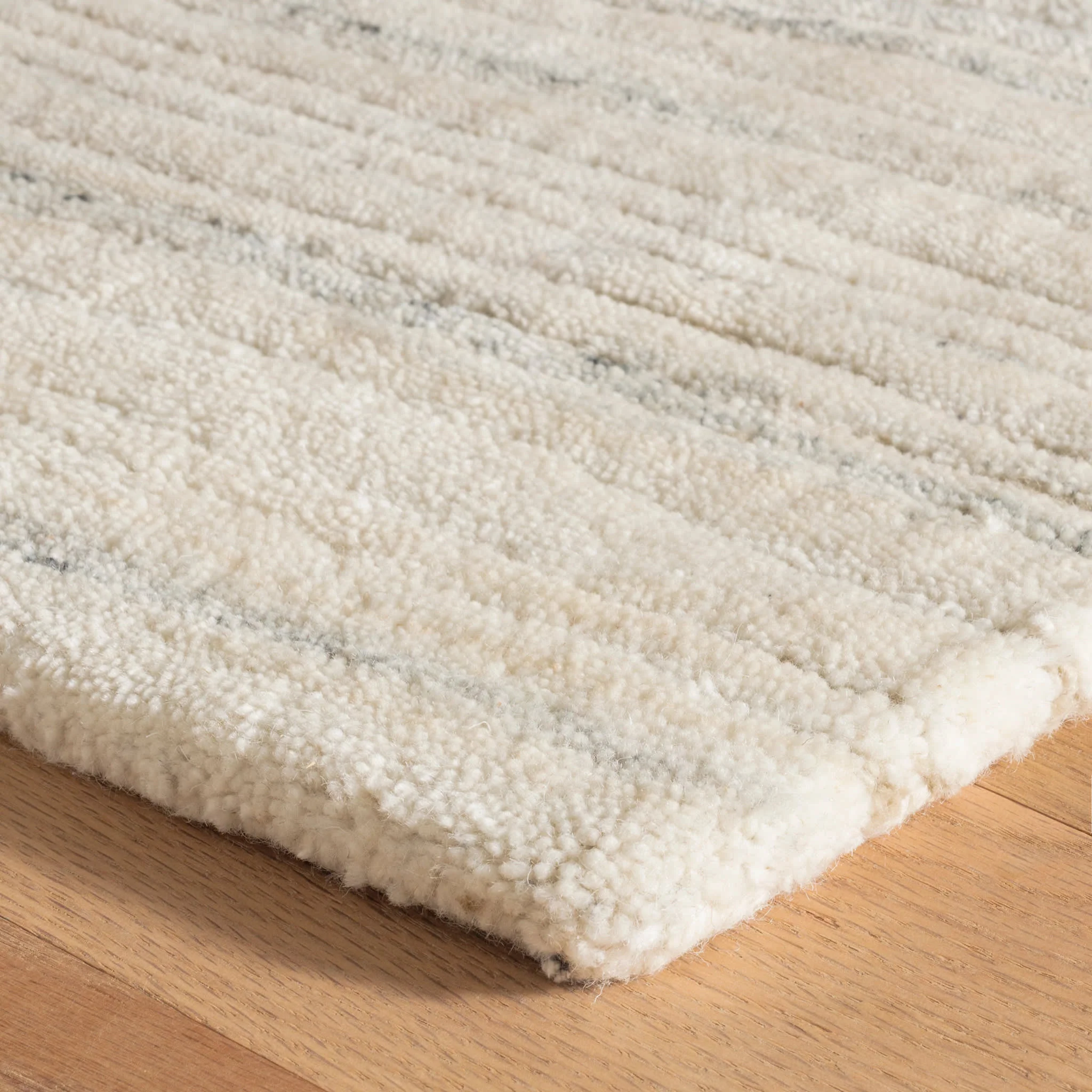Avery Hand Tufted Wool Rug | Oatmeal - Image 5