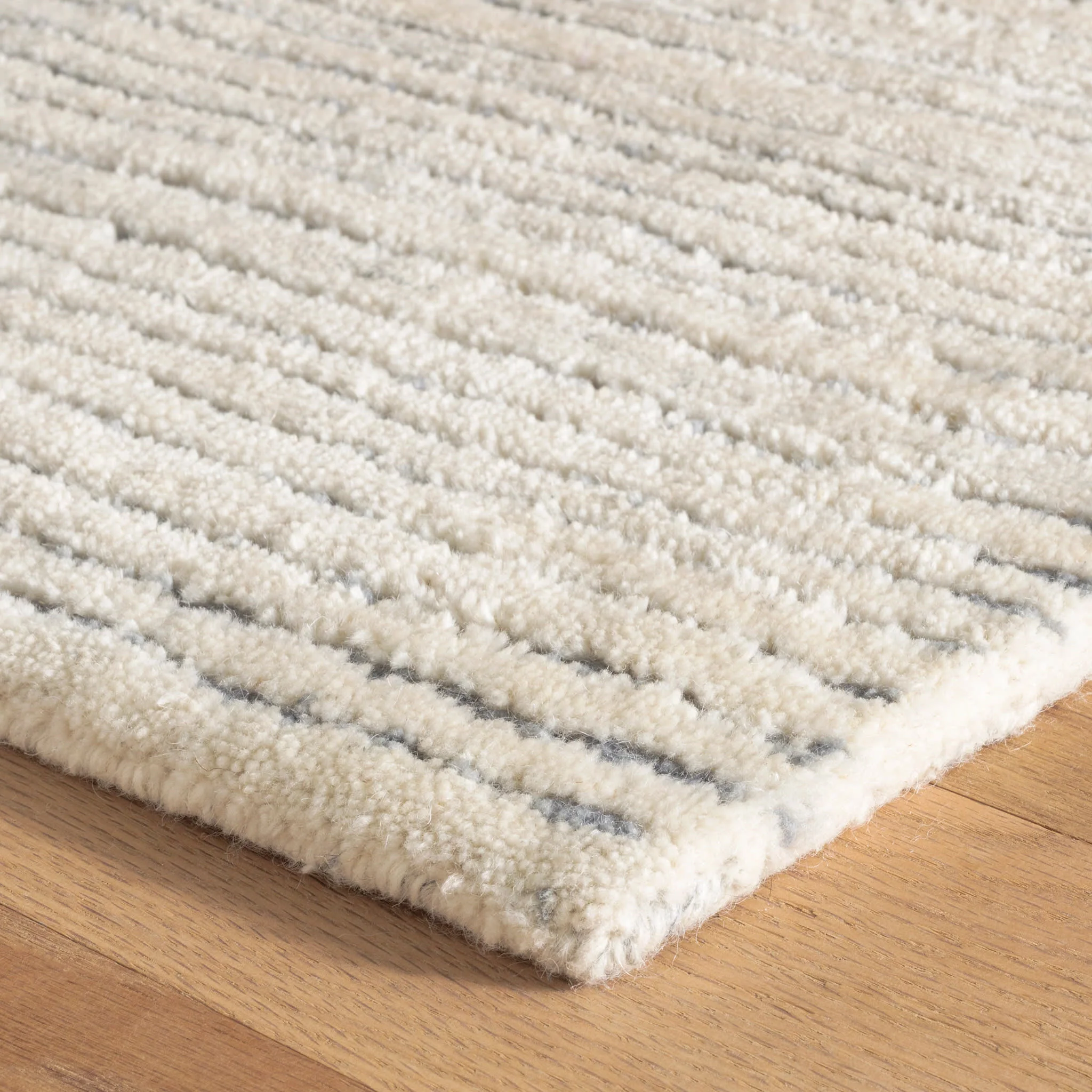 Avery Hand Tufted Wool Rug | Pewter Blue - Image 5