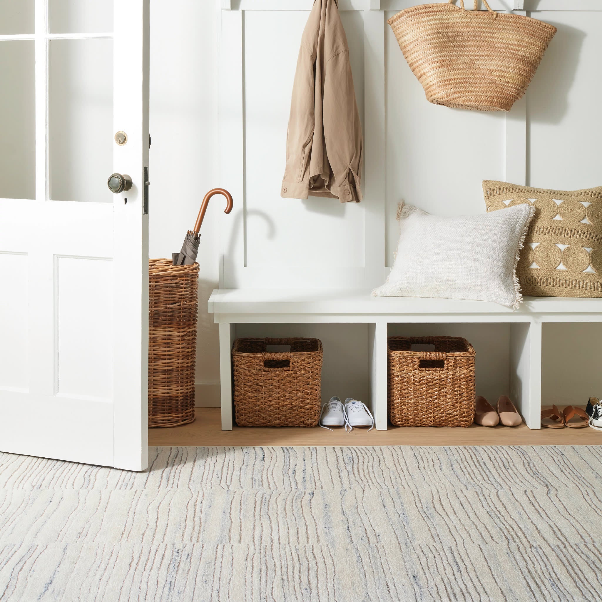 Avery Machine Washable Rug | Oatmeal - Image 2