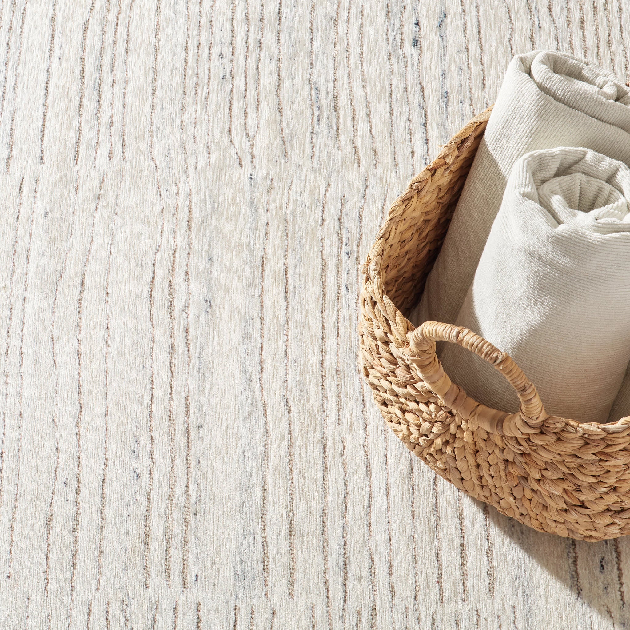 Avery Machine Washable Rug | Oatmeal - Image 3