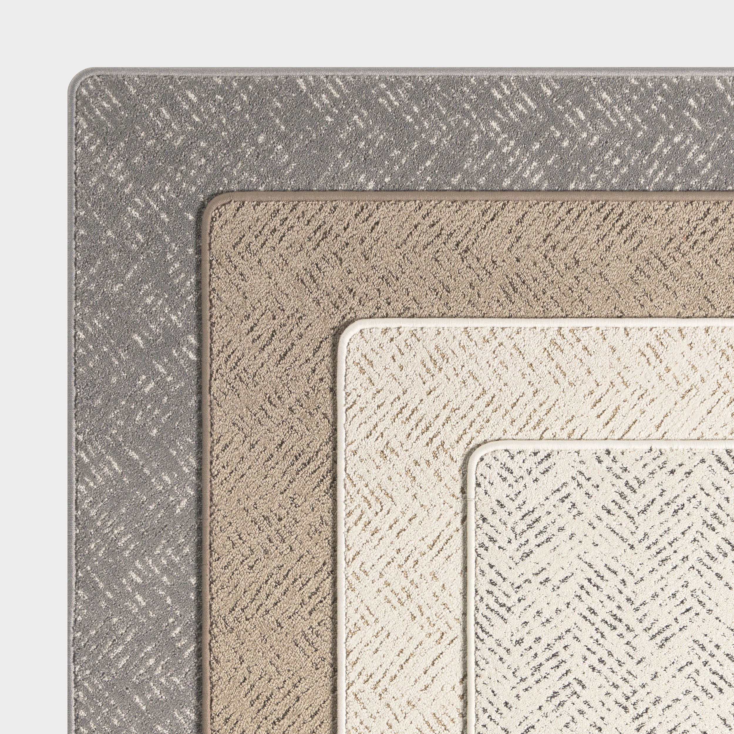 Avocet Distressed Chevron Custom Rug | Brown - Image 5