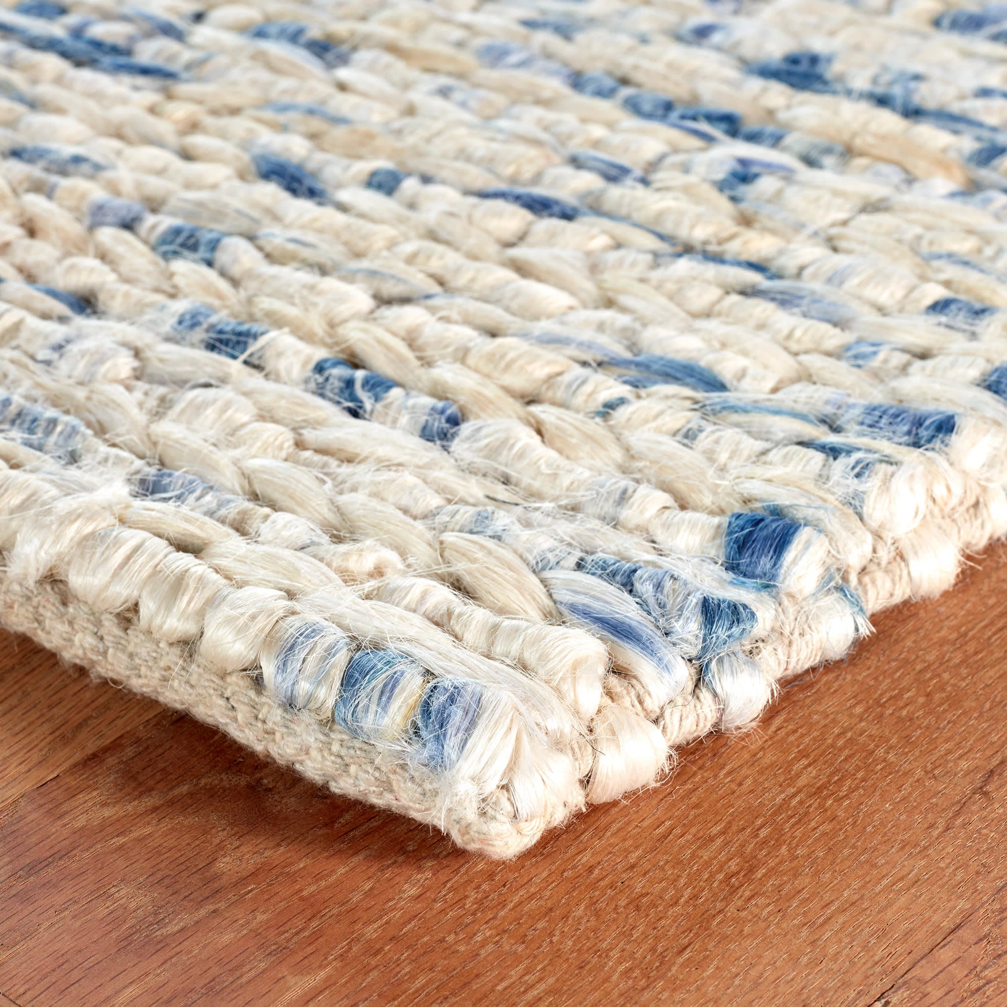 Avril Handwoven Jute Rug | French Blue - Image 4