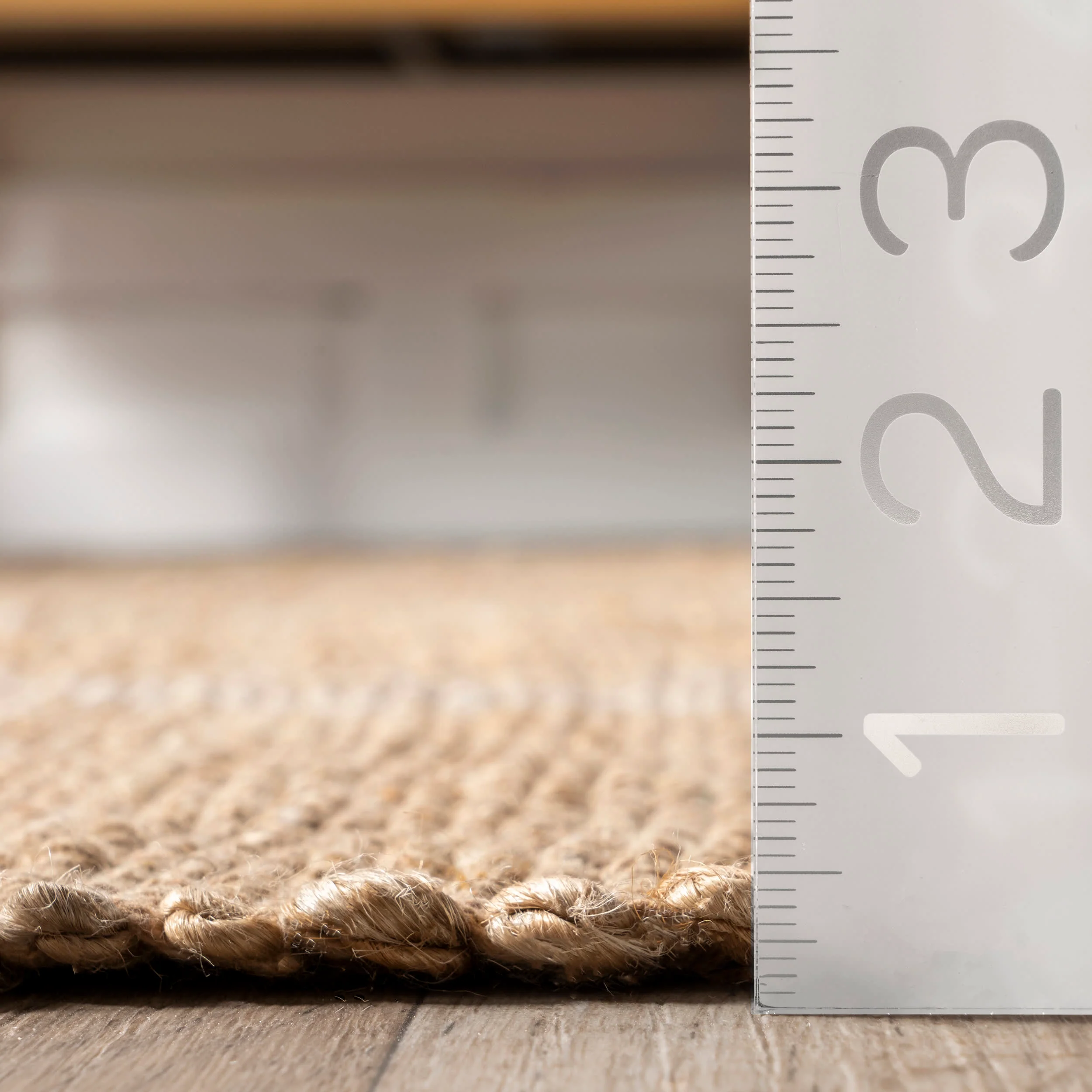 Avril Striped Jute Rug | Natural - Image 5