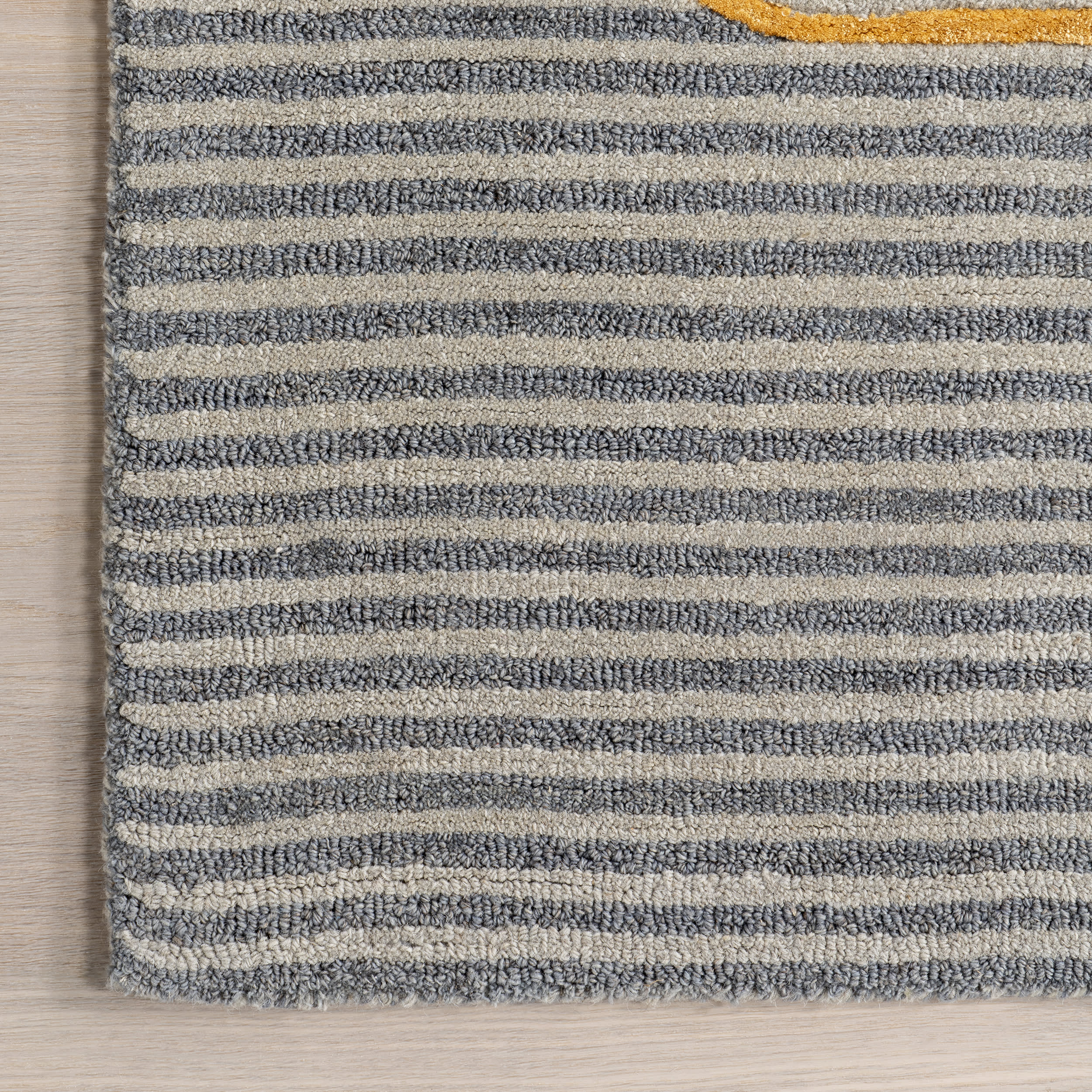 Ayla Abstract Striped Rug | Blue - Image 3