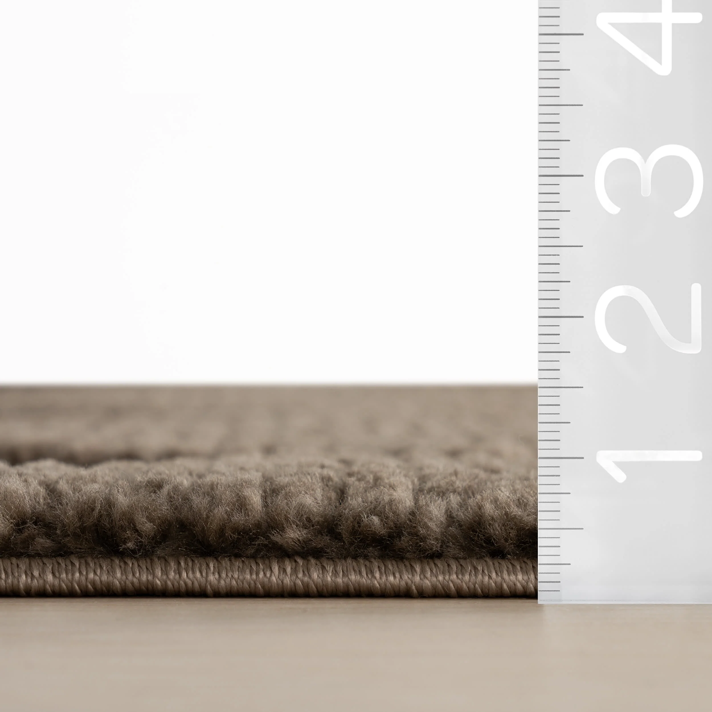Aylin Diamond Tasseled Rug | Brown - Image 6