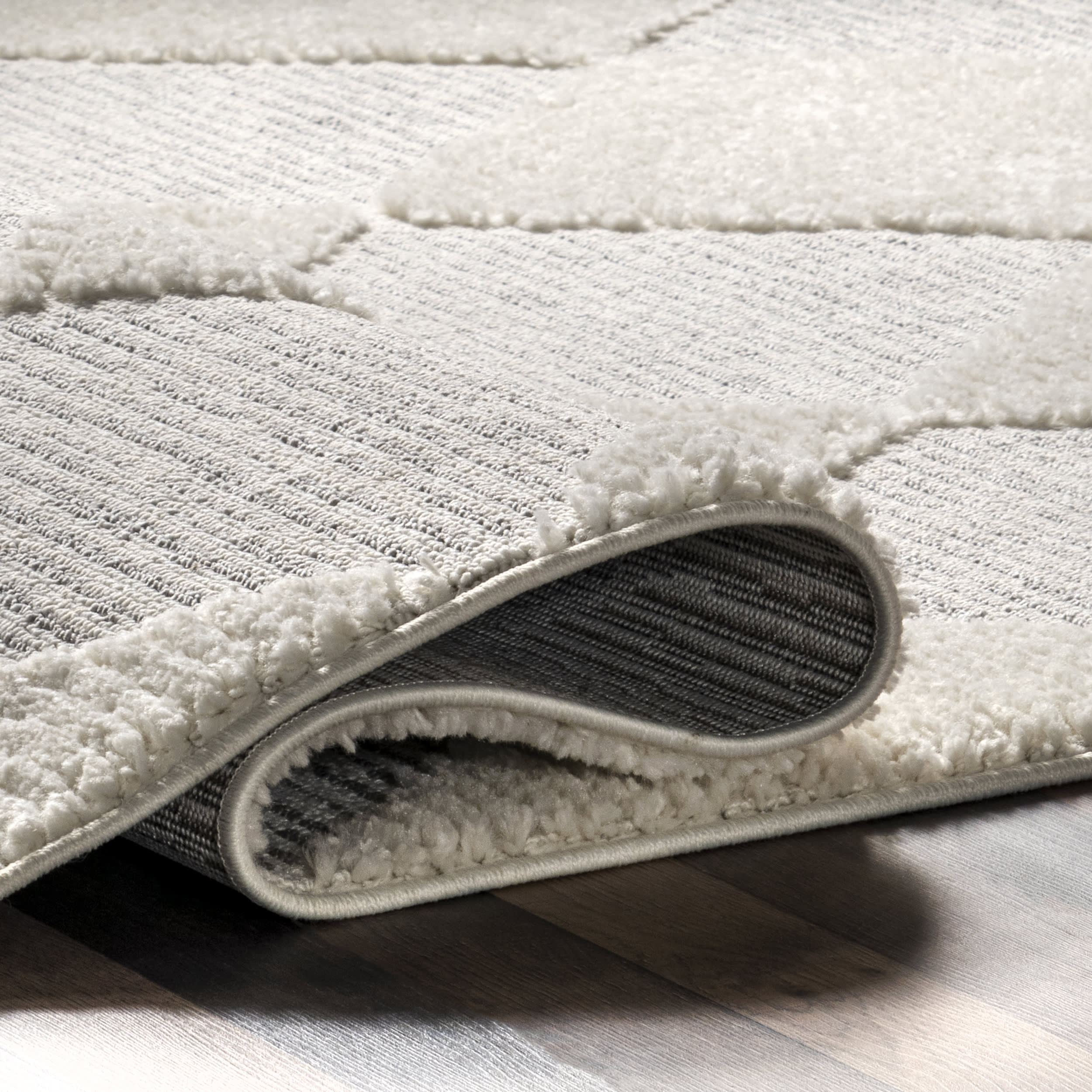 Aylin Diamond Tasseled Rug | Off White - Image 7
