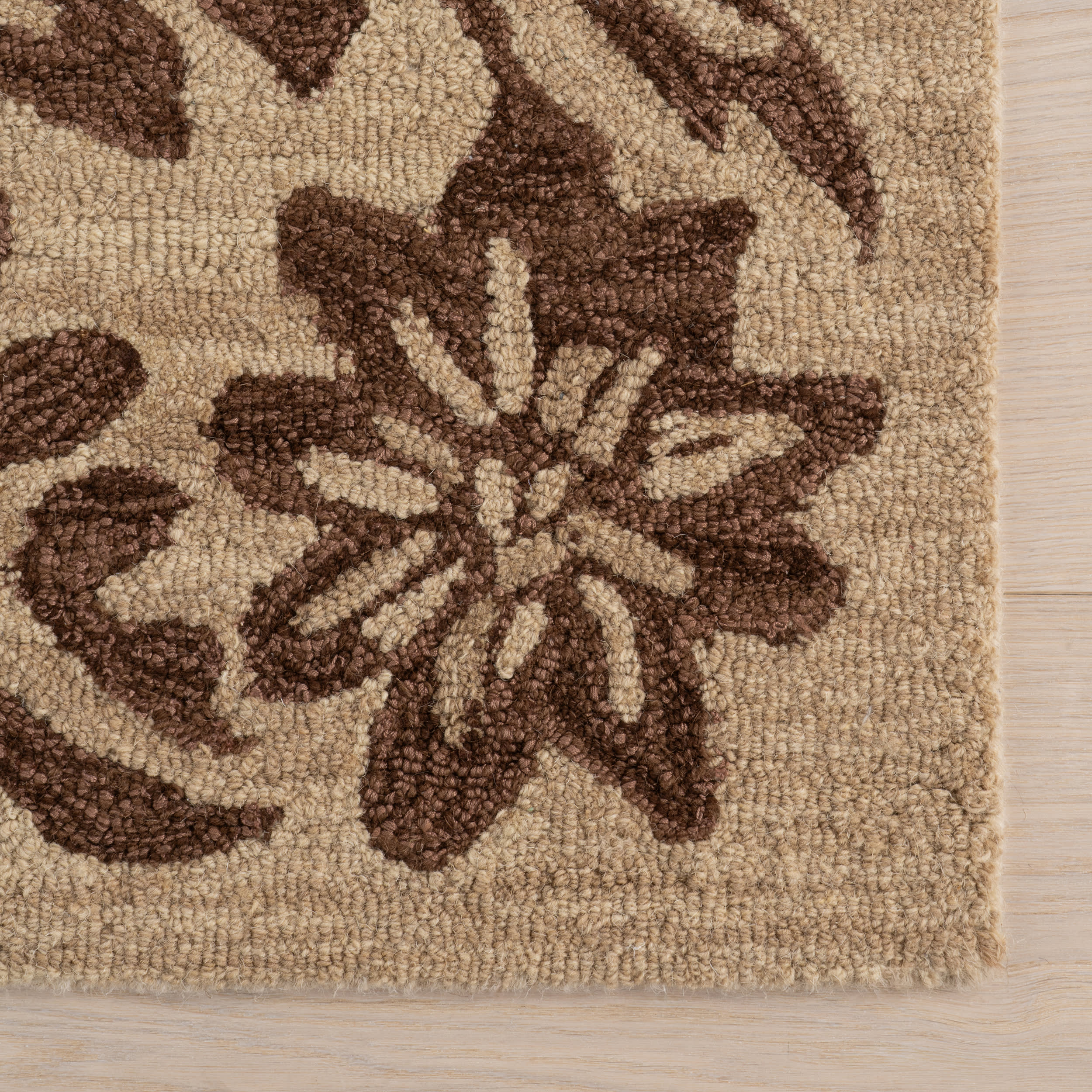Ayloh Transitional Floral and Paisley Rug | Brown - Image 4