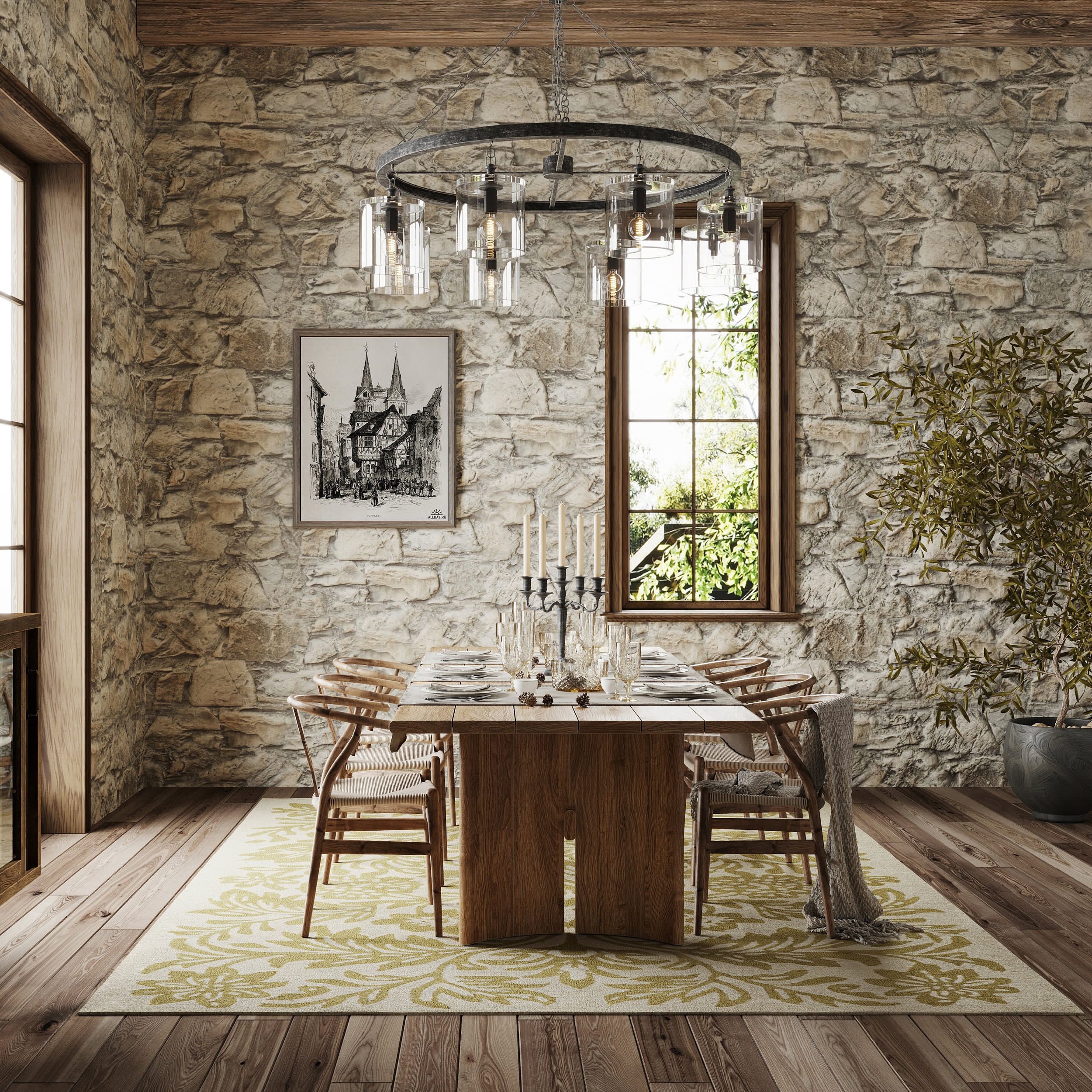 Ayloh Transitional Floral and Paisley Rug | Olive - Image 7