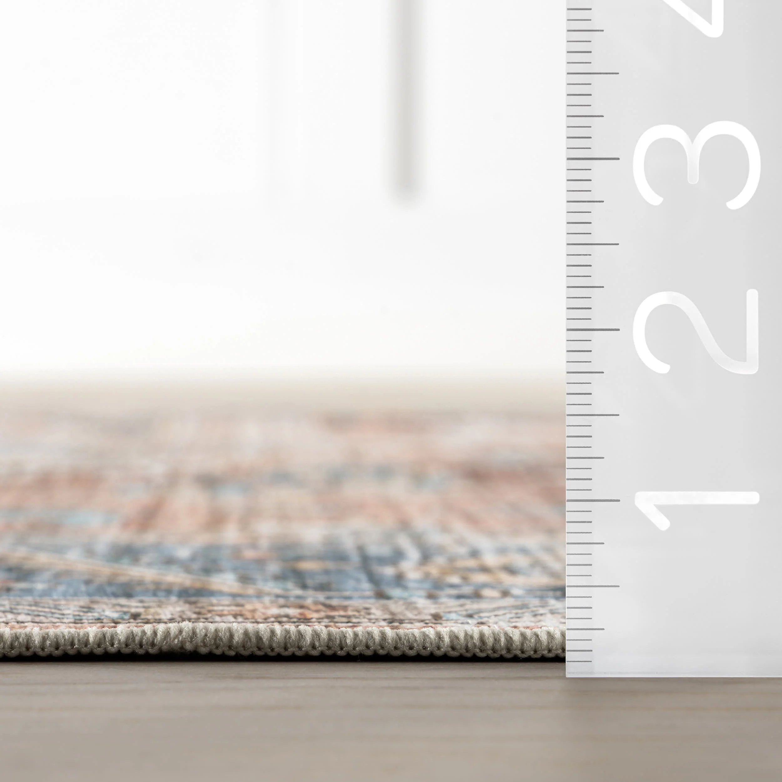 Azaria Medallion Spill Proof Washable Rug | Rust - Image 6