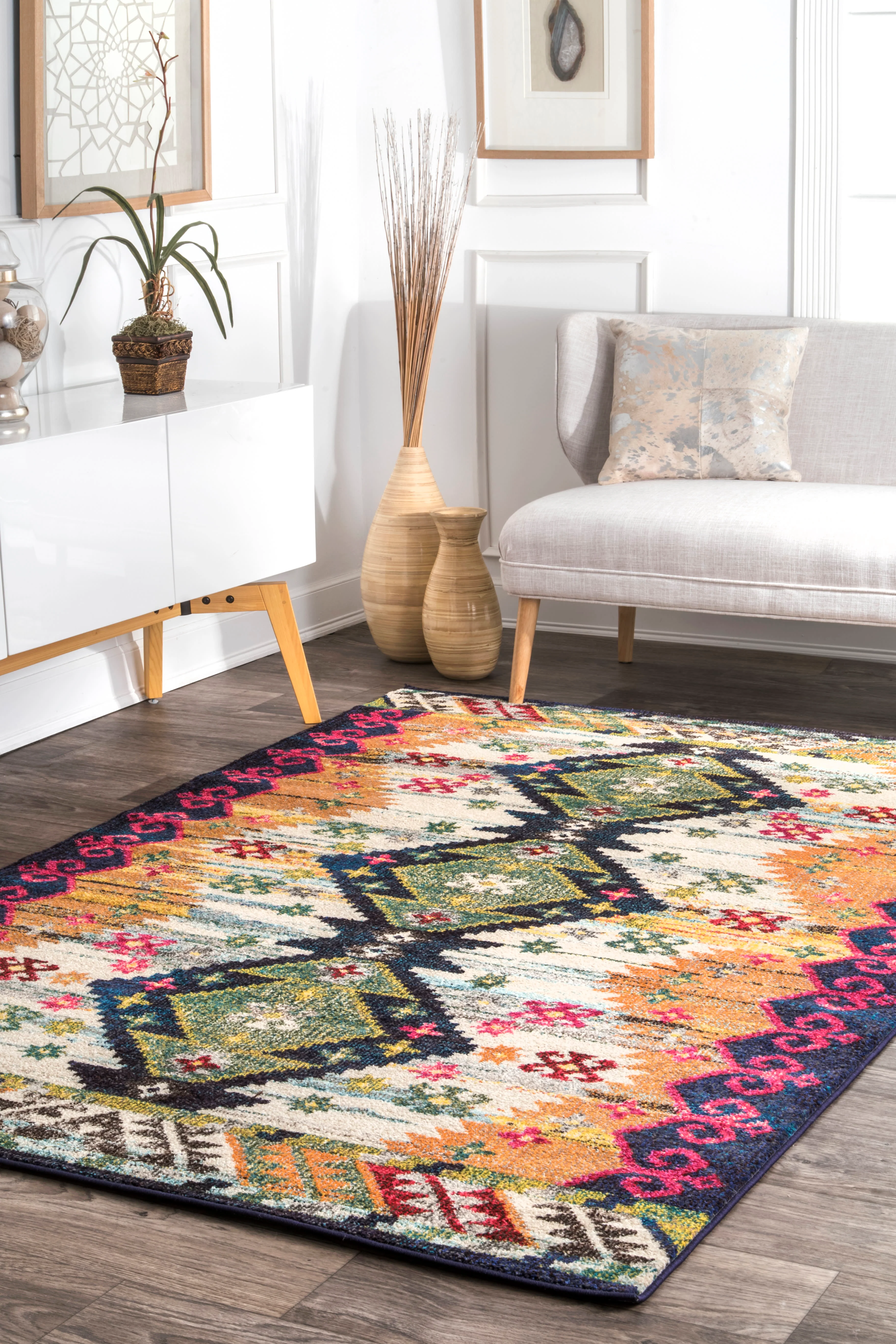 Aztec Totem Rug | Multicolor - Image 2