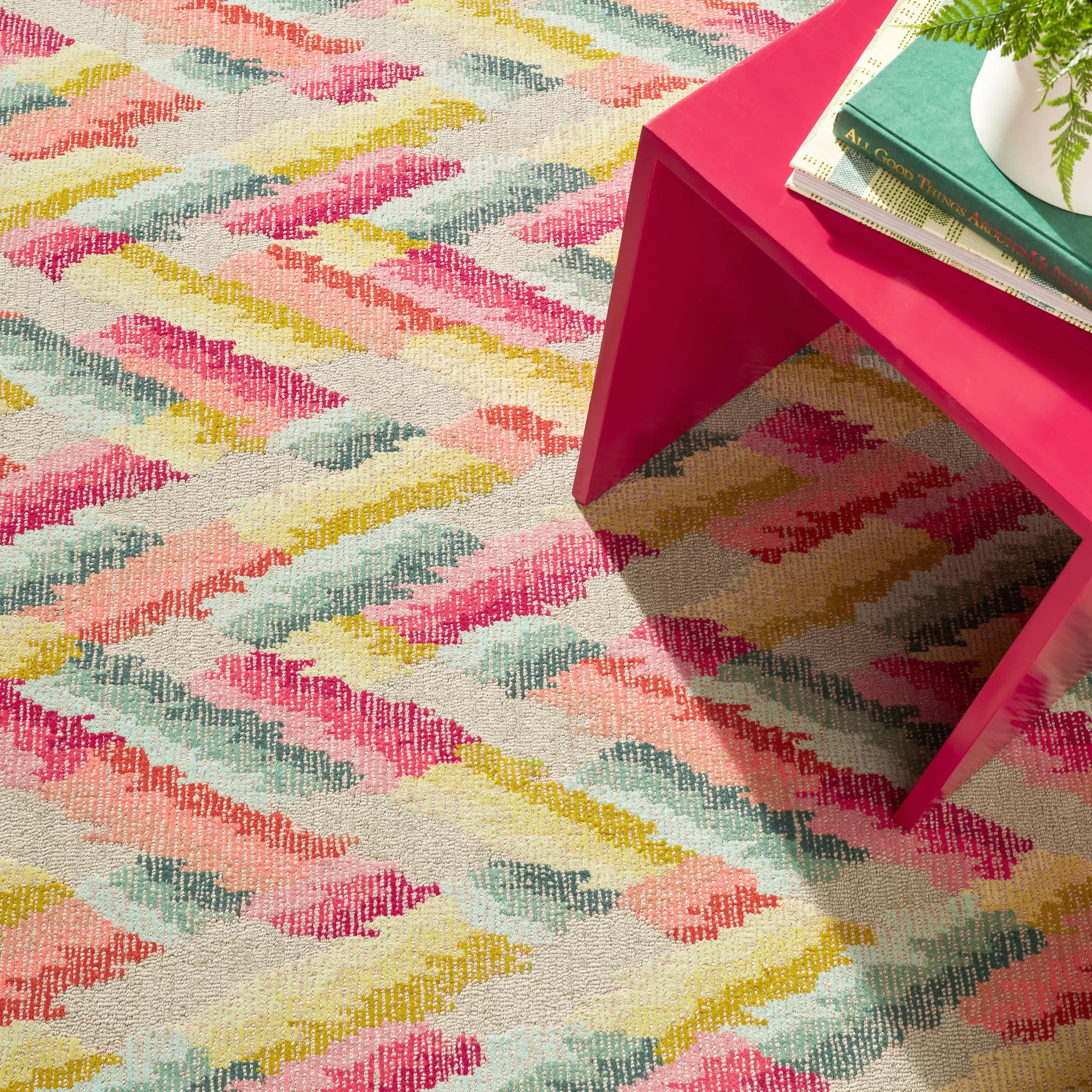 Azura Hand Tufted Wool Rug | Multi - Image 4