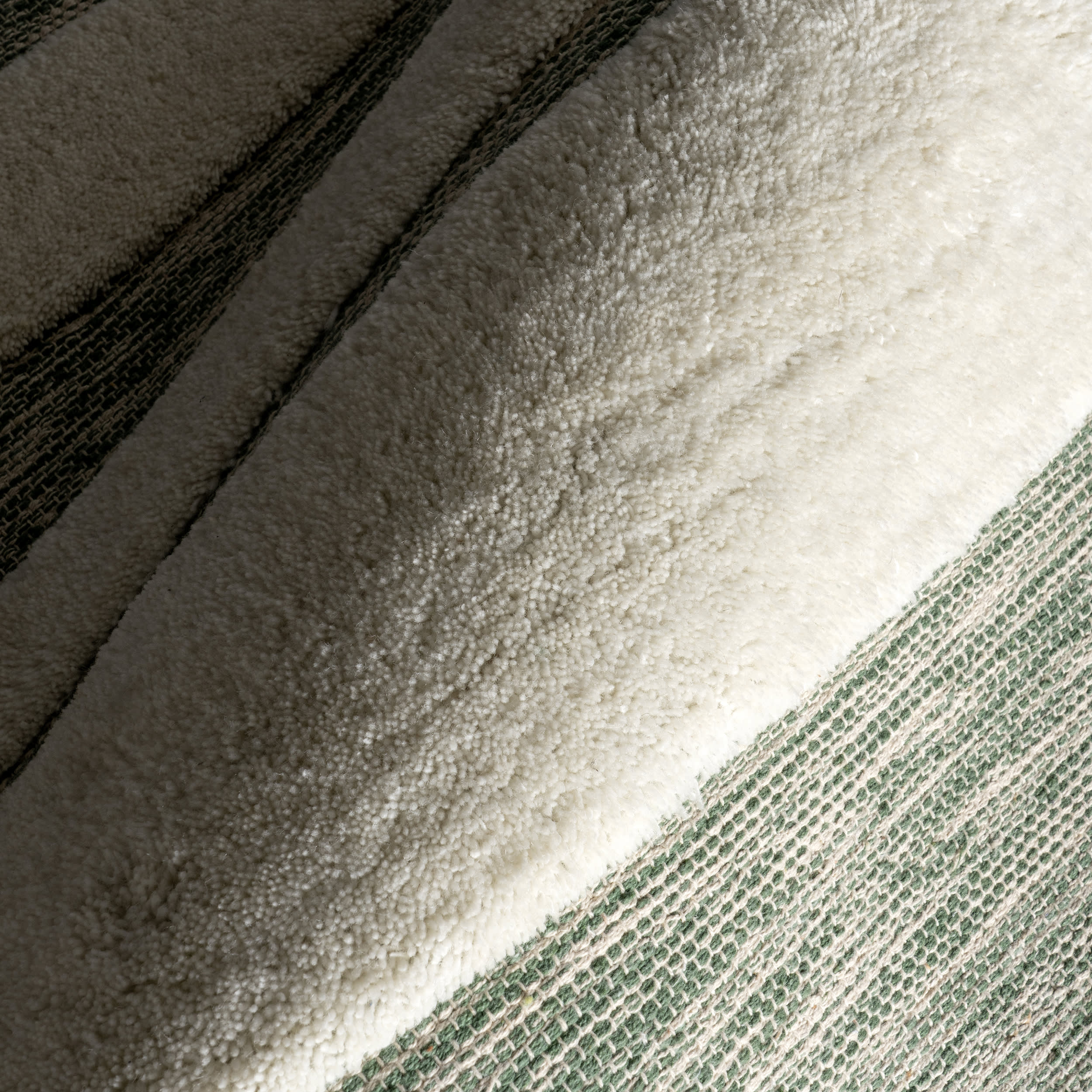 Babai New Zealand Wool Rug | Green - Image 3