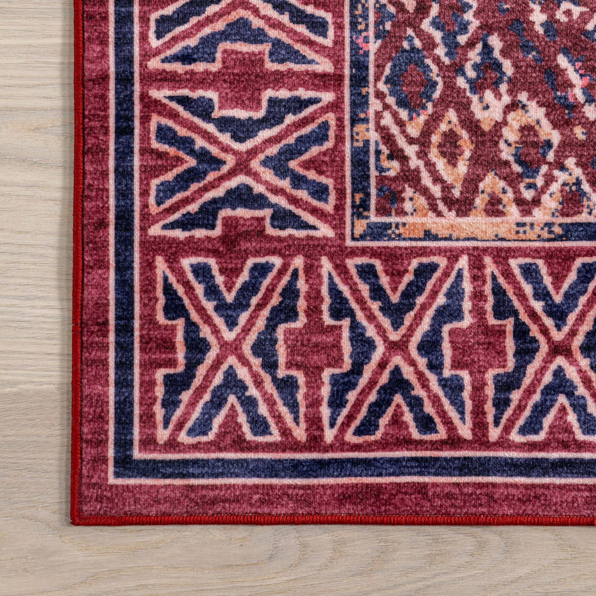 Bagmati Washable Rug | Pink - Image 3