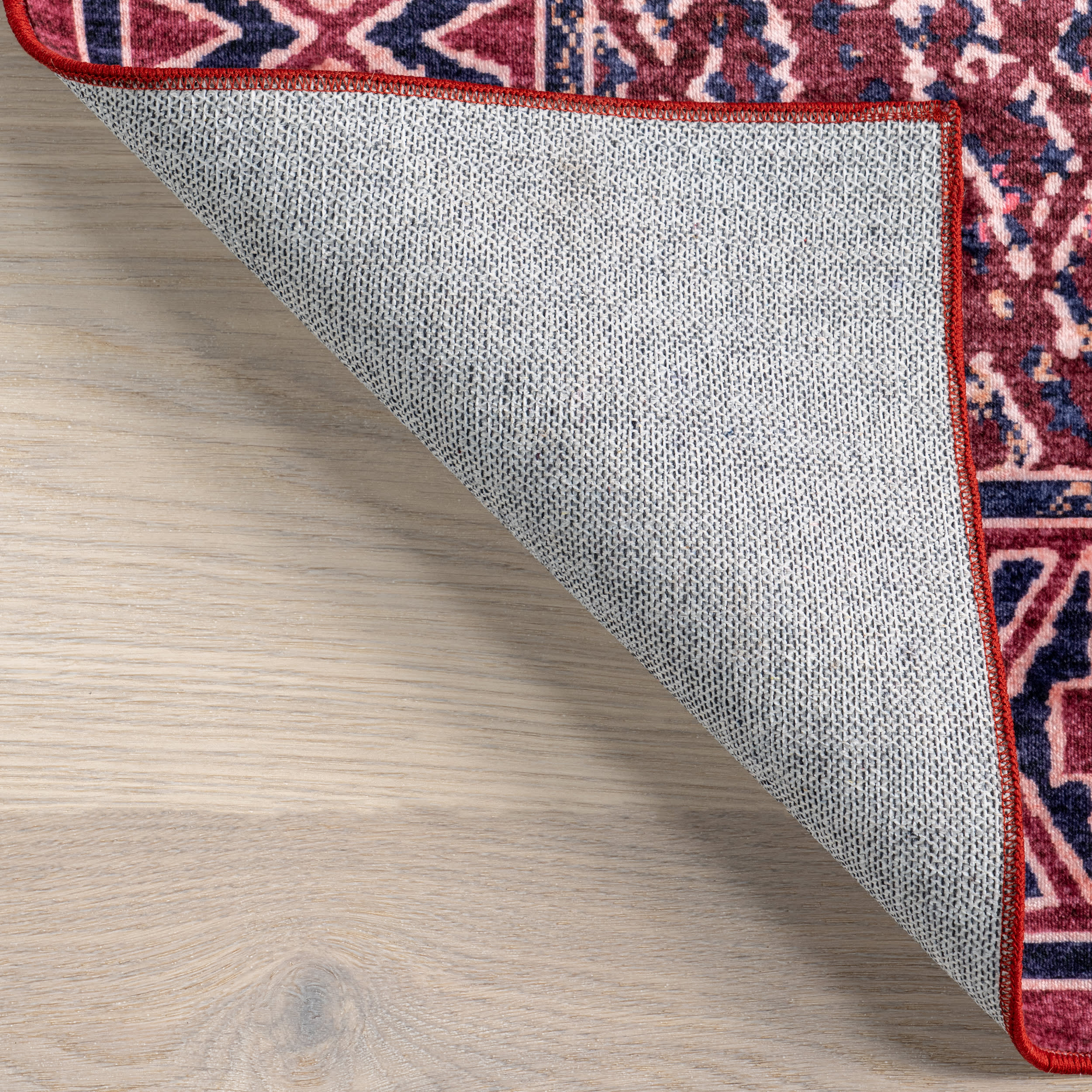 Bagmati Washable Rug | Pink - Image 5