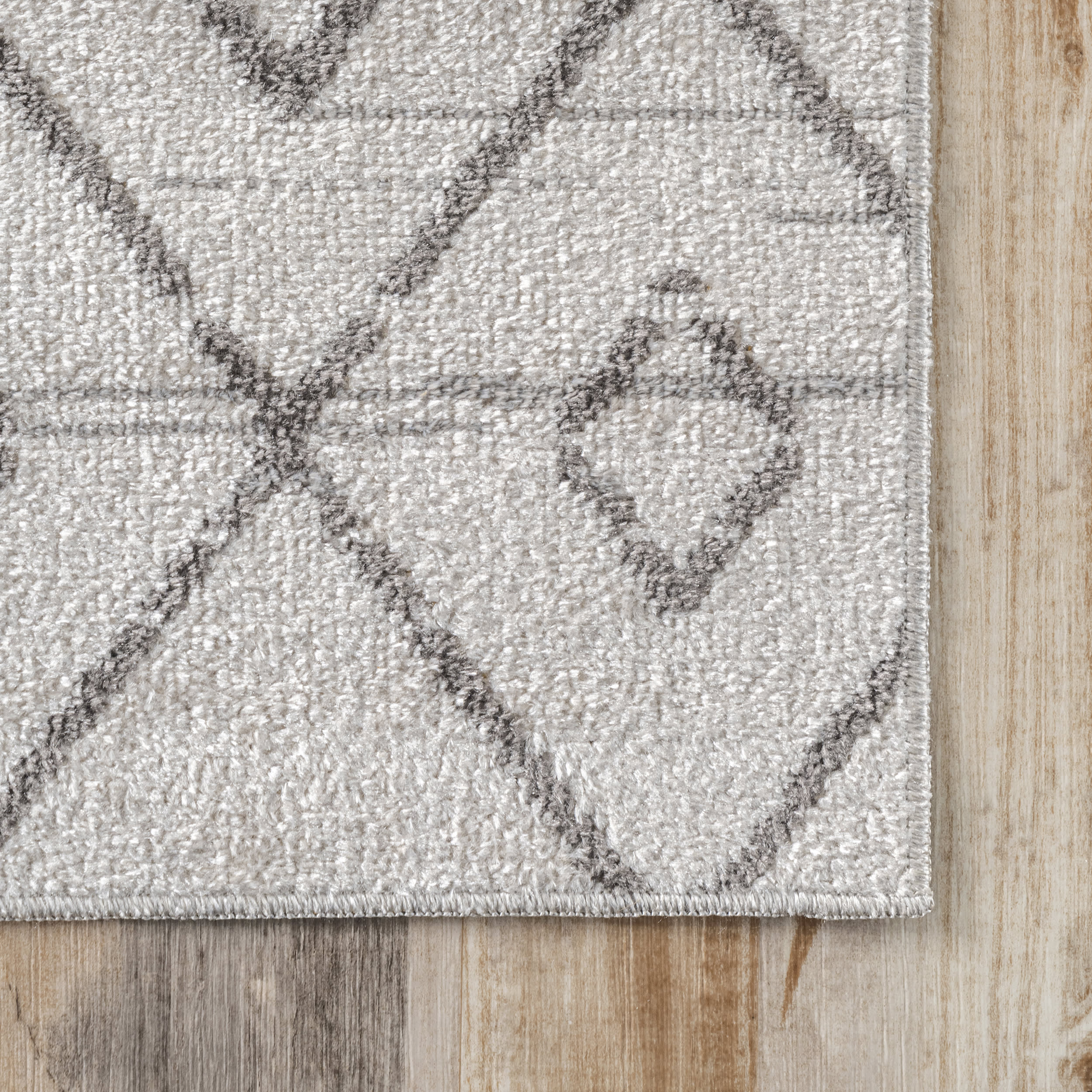 Bailey Washable Geometric Rug | Ivory - Image 3