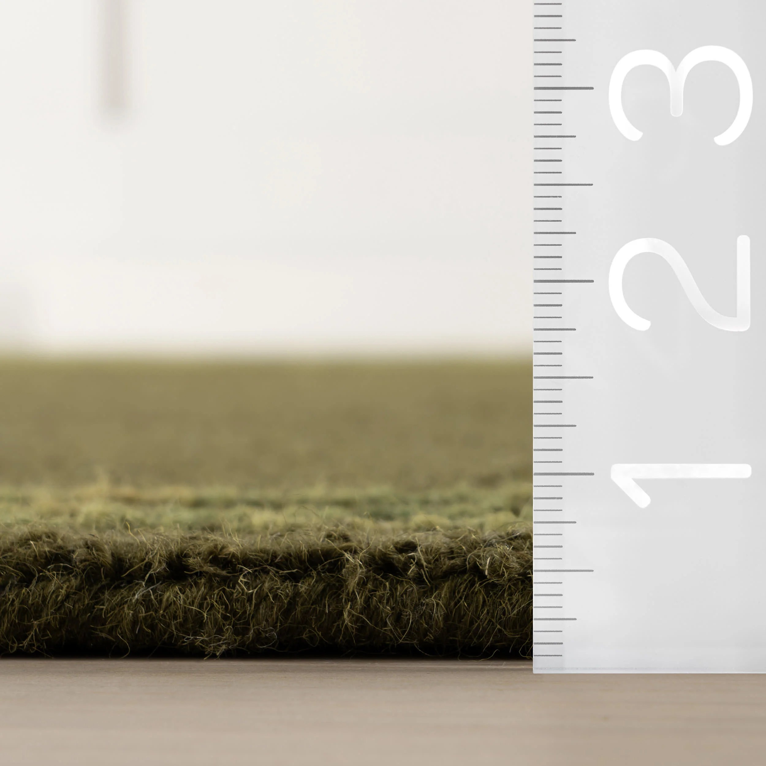 Baina Modern Bordered Rug | Green - Image 6