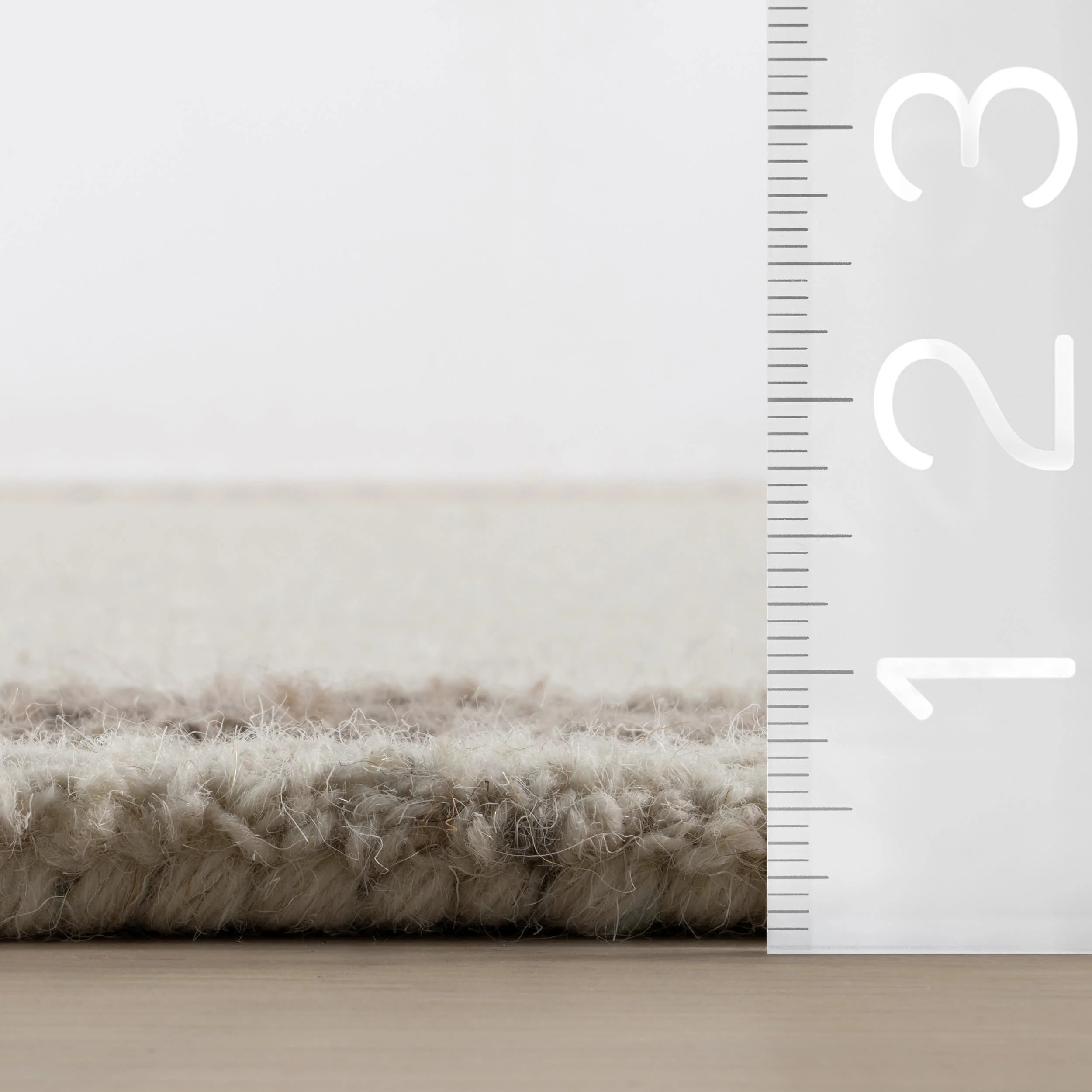 Baina Modern Bordered Rug | Ivory - Image 6