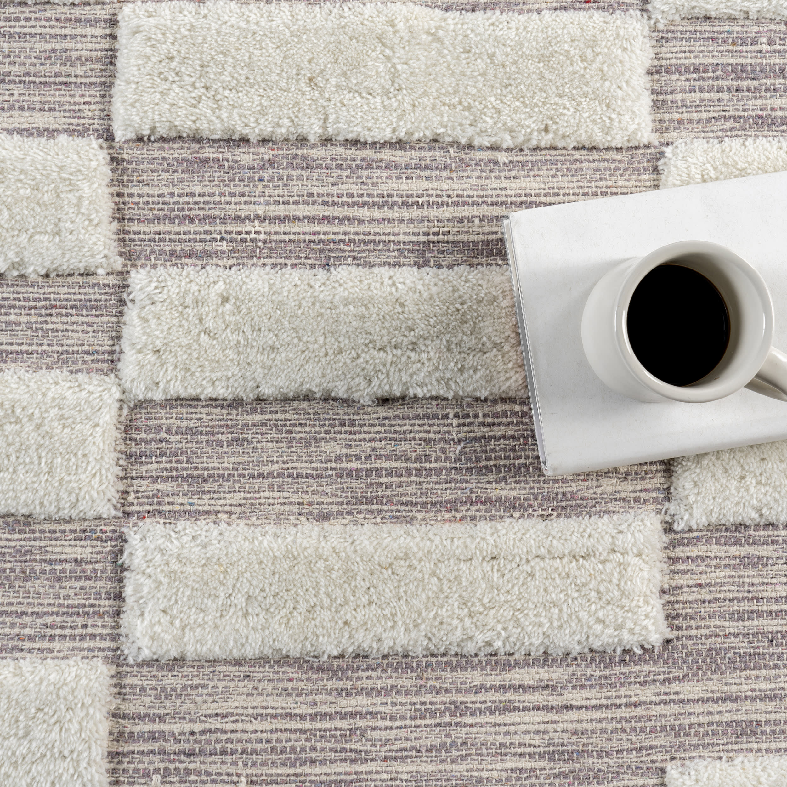 Baja Broken Stripe Rug | Ivory - Image 7