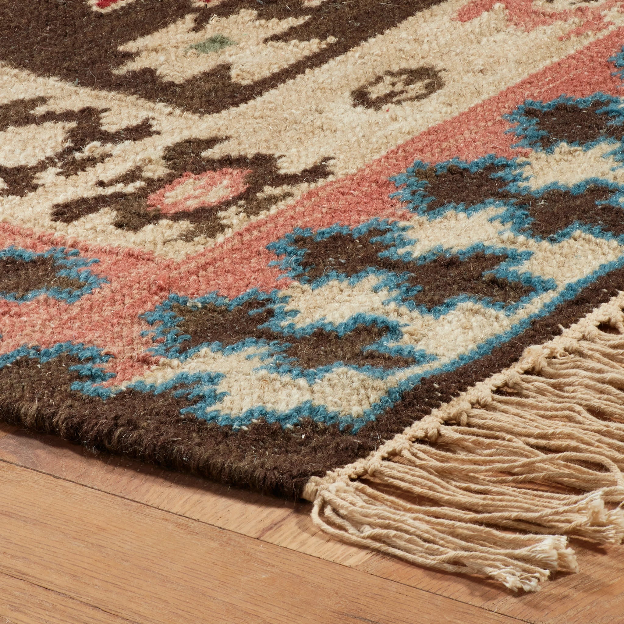 Balsam Kilim Handwoven Wool Rug | Multi - Image 8