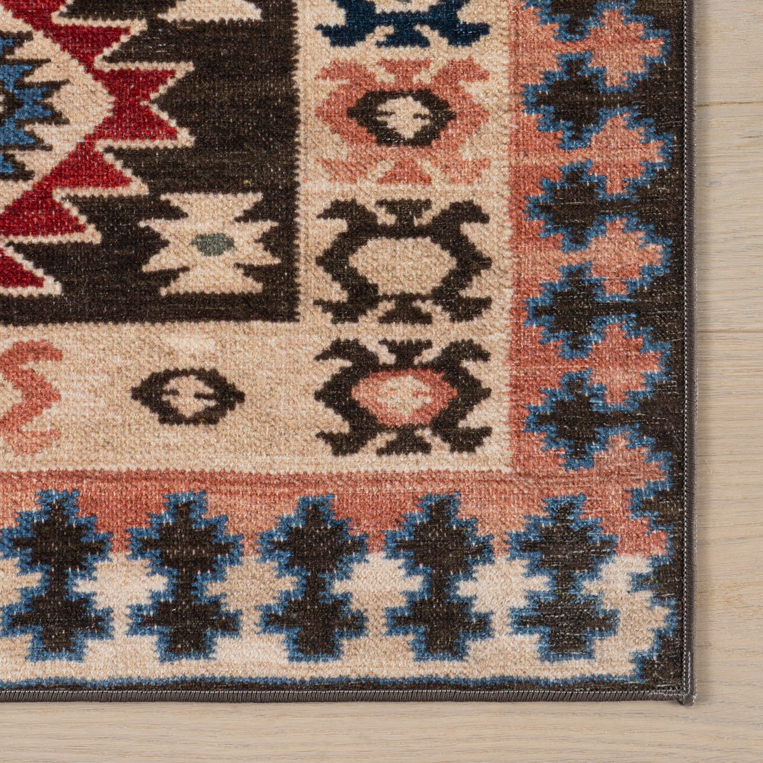 Balsam Kilim Machine Washable Rug | Multi - Image 6